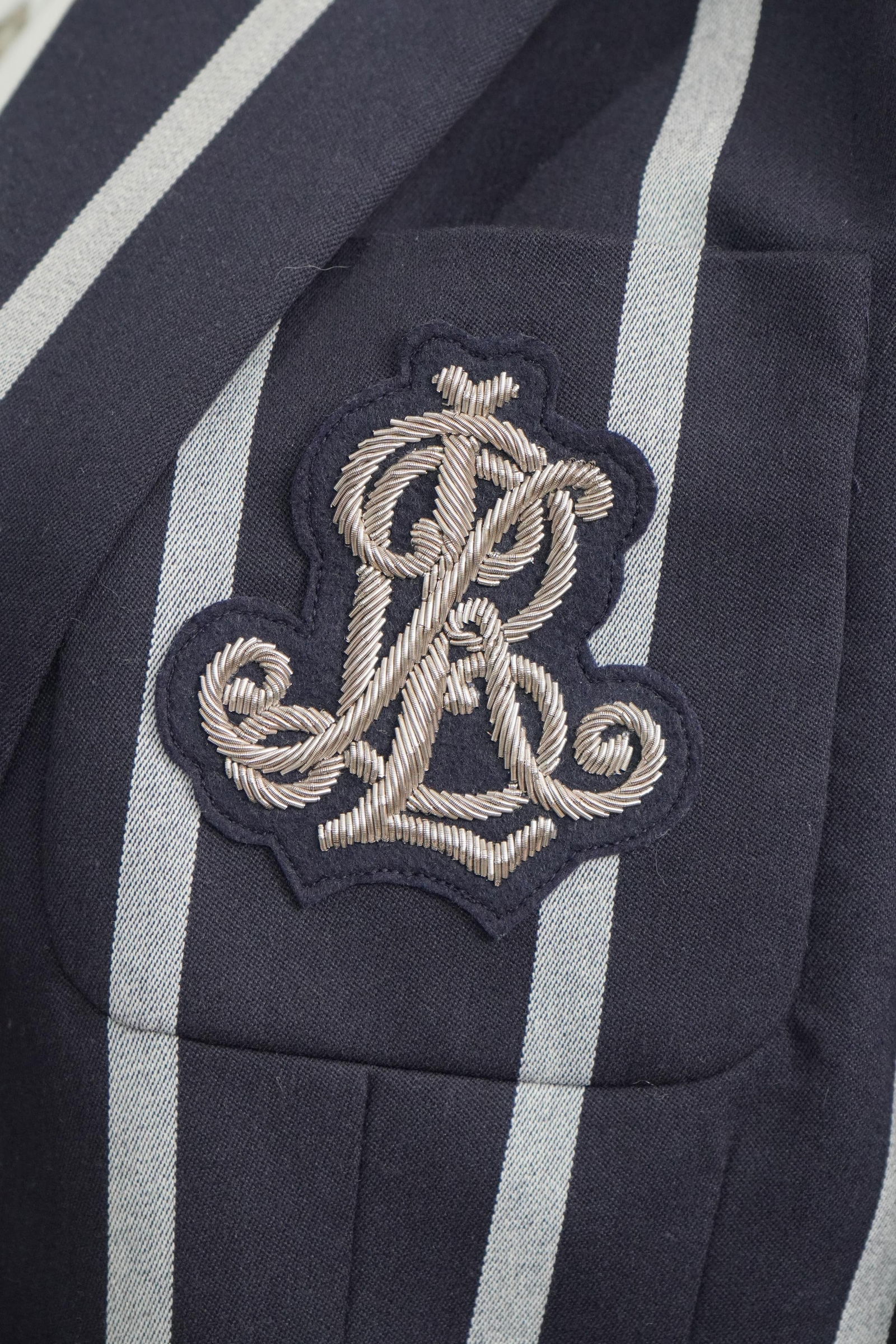 Ralph Lauren Navy striped blazer - 12