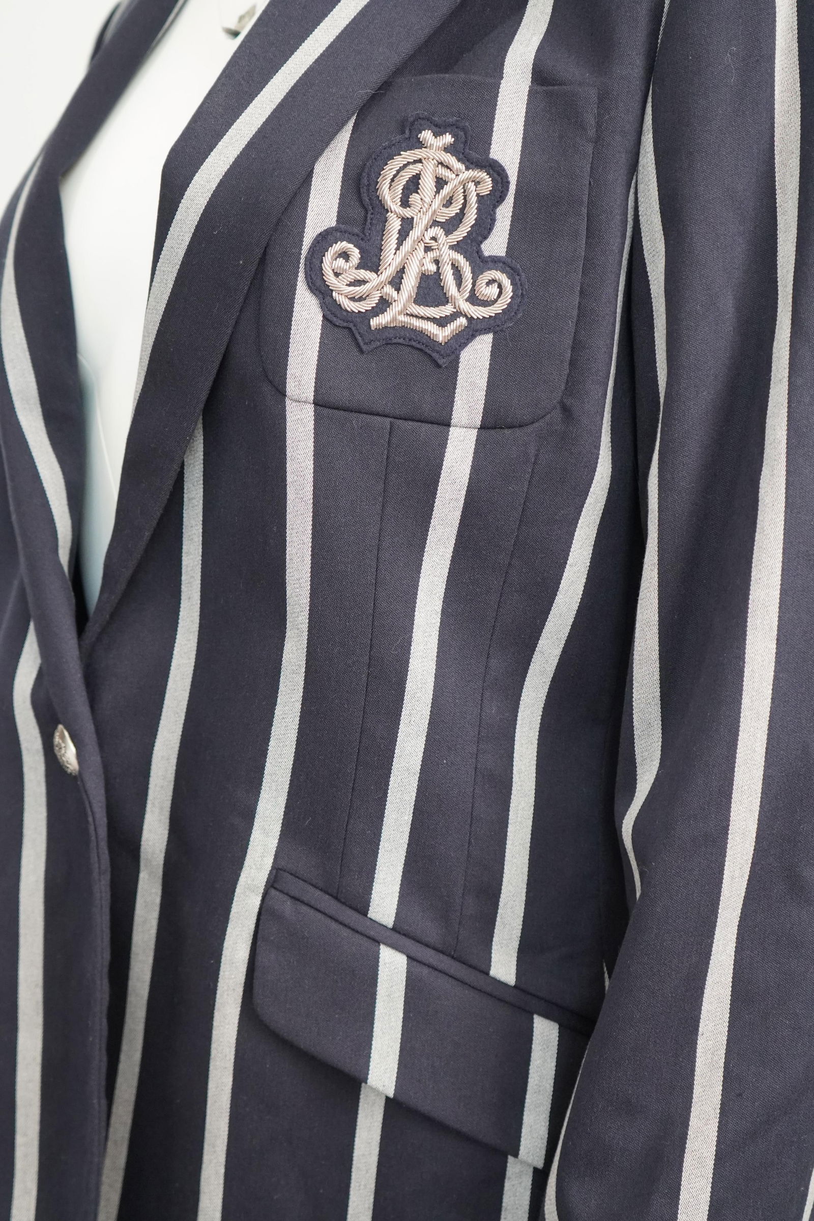 Ralph Lauren Navy striped blazer - 19
