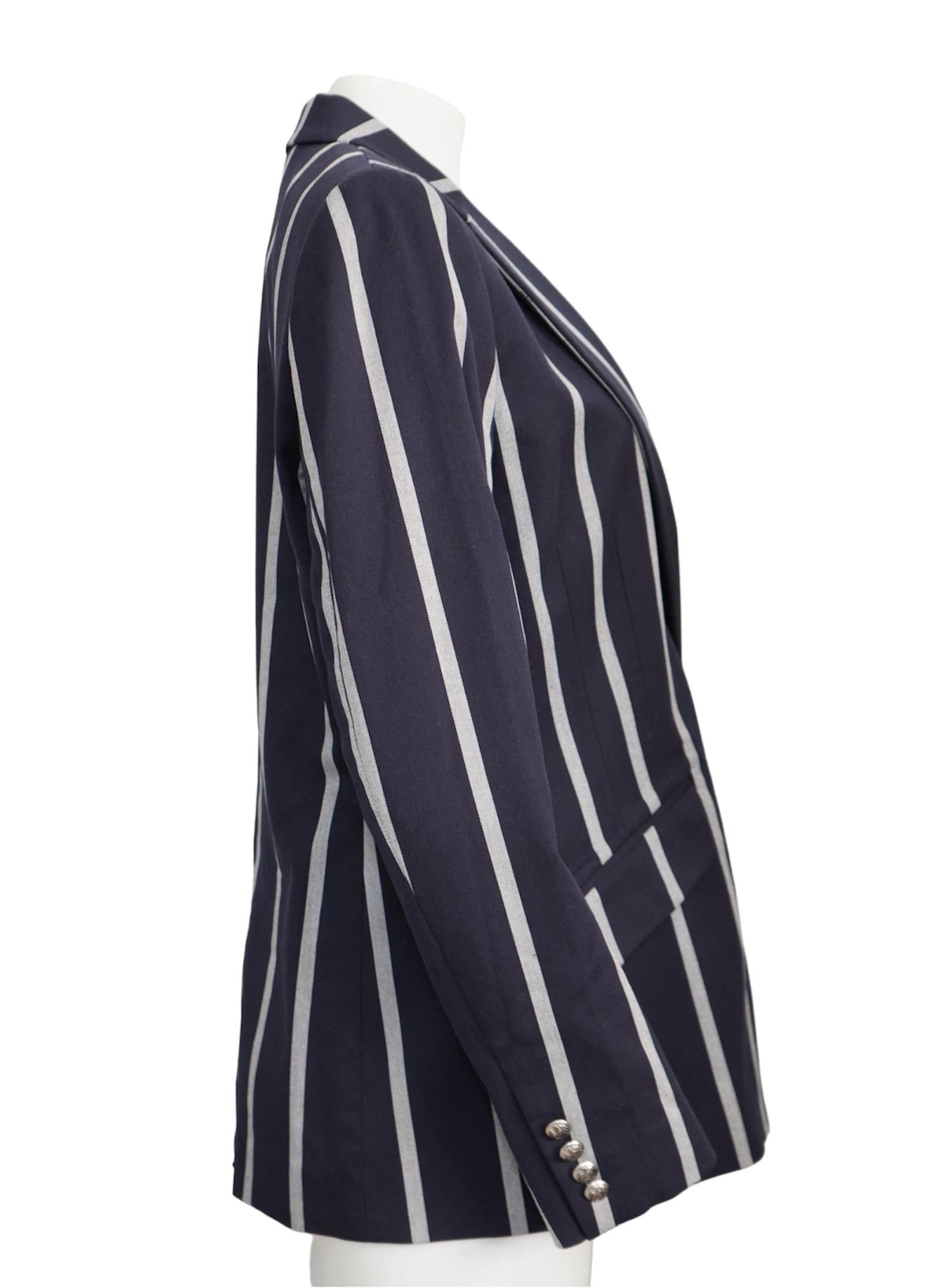 Ralph Lauren Navy striped blazer - 8