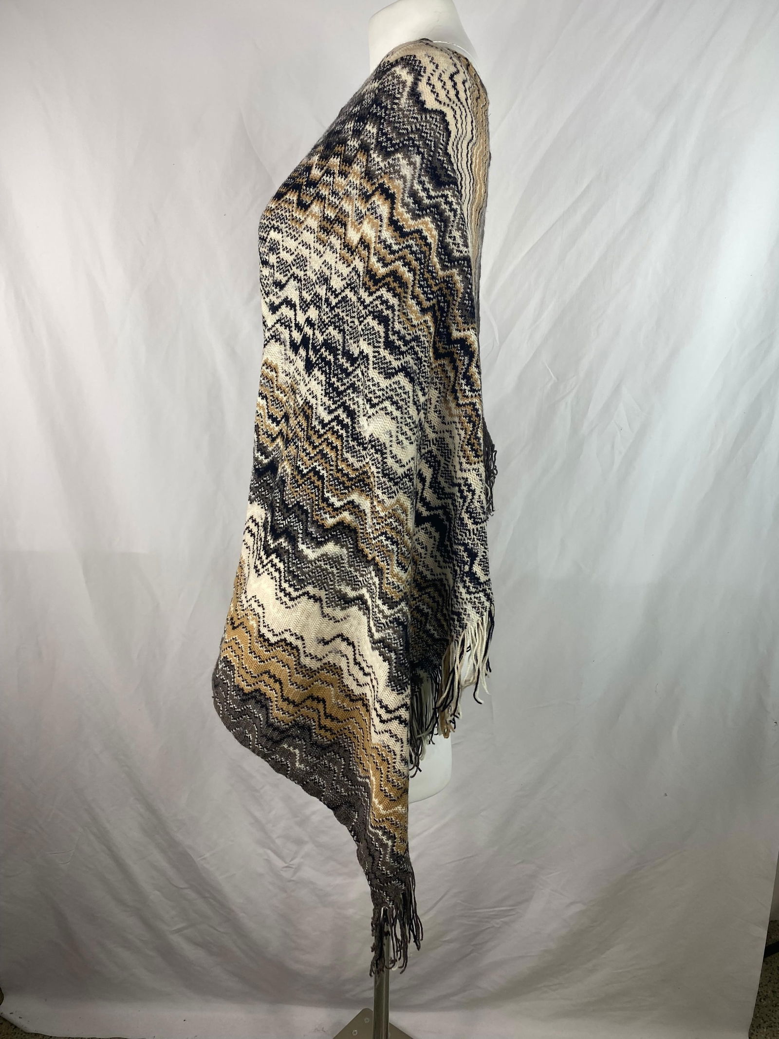 Missoni Wool Poncho Sweater Cover Up - 11