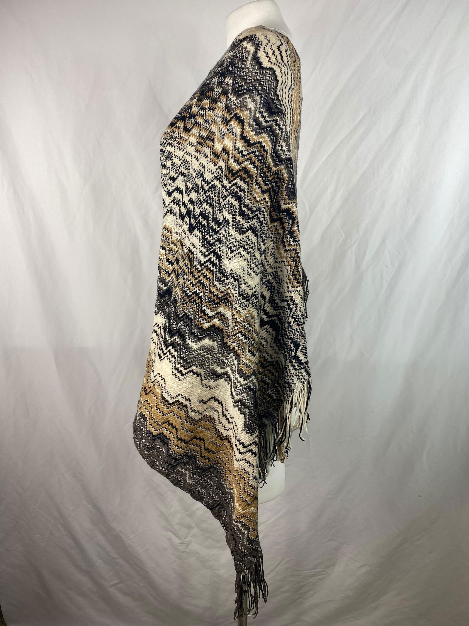 Missoni Wool Poncho Sweater Cover Up - 12