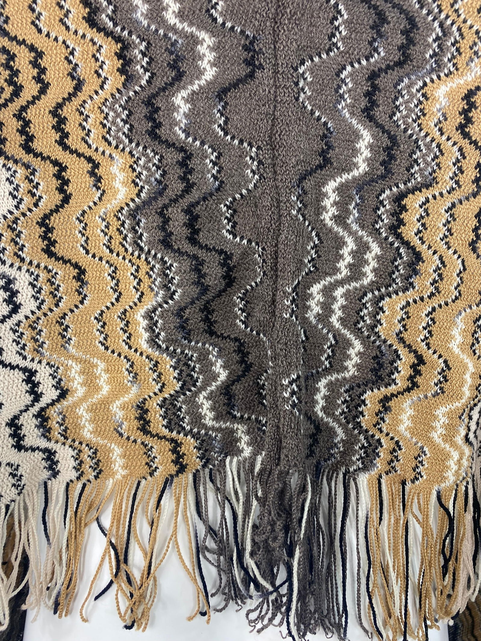 Missoni Wool Poncho Sweater Cover Up - 3