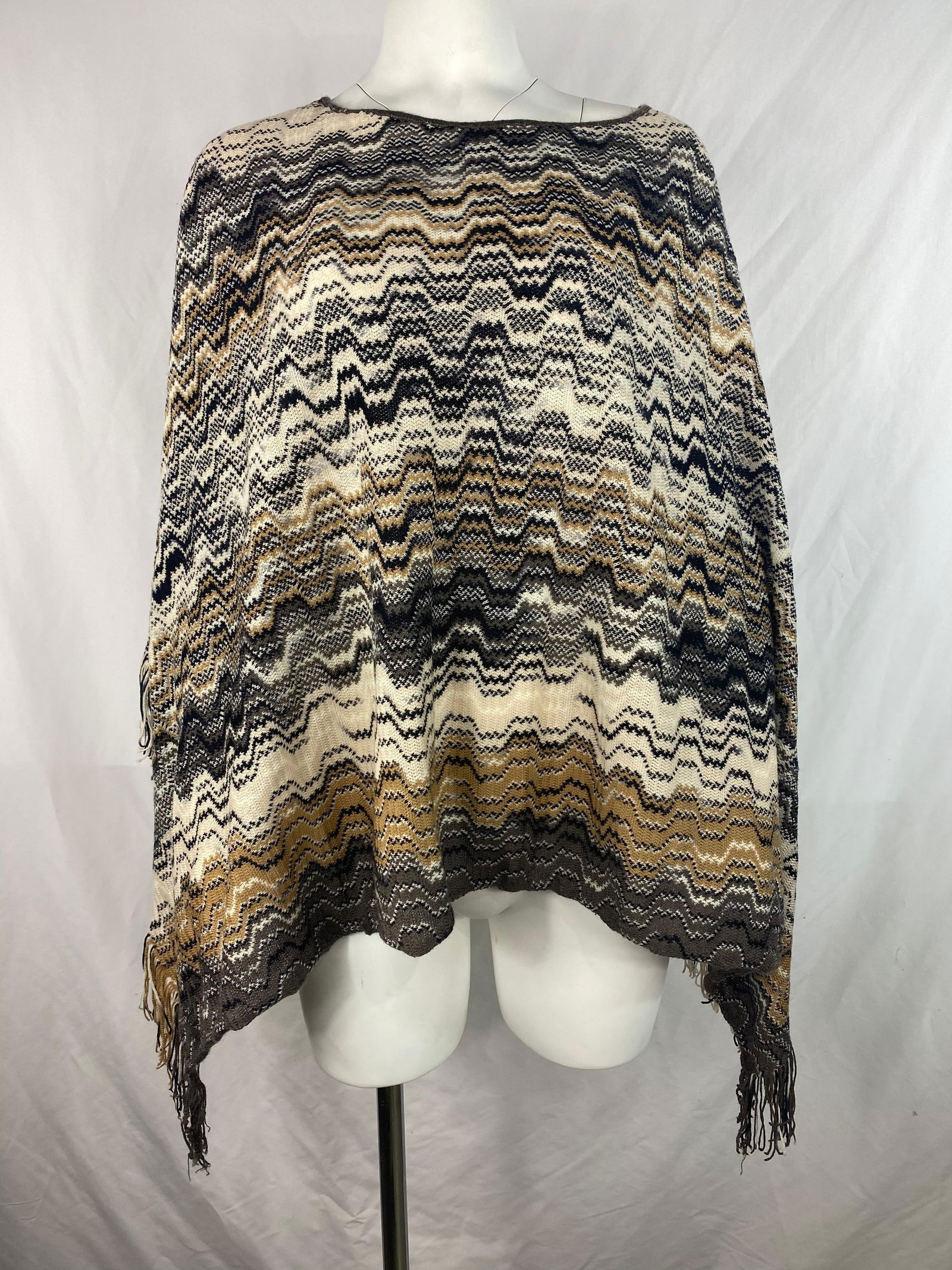 Missoni Wool Poncho Sweater Cover Up - 8