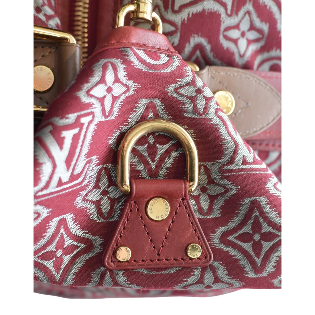 Louis Vuitton 2010 Limited Edition Bordeaux Monogram Jacquard Aviator satchel - 15