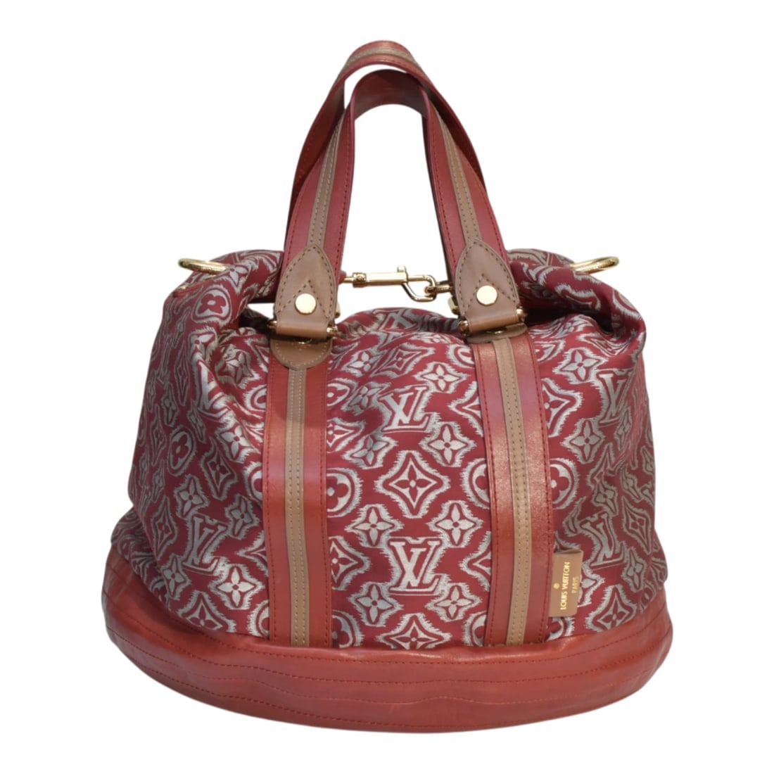 Louis Vuitton 2010 Limited Edition Bordeaux Monogram Jacquard Aviator satchel - 2