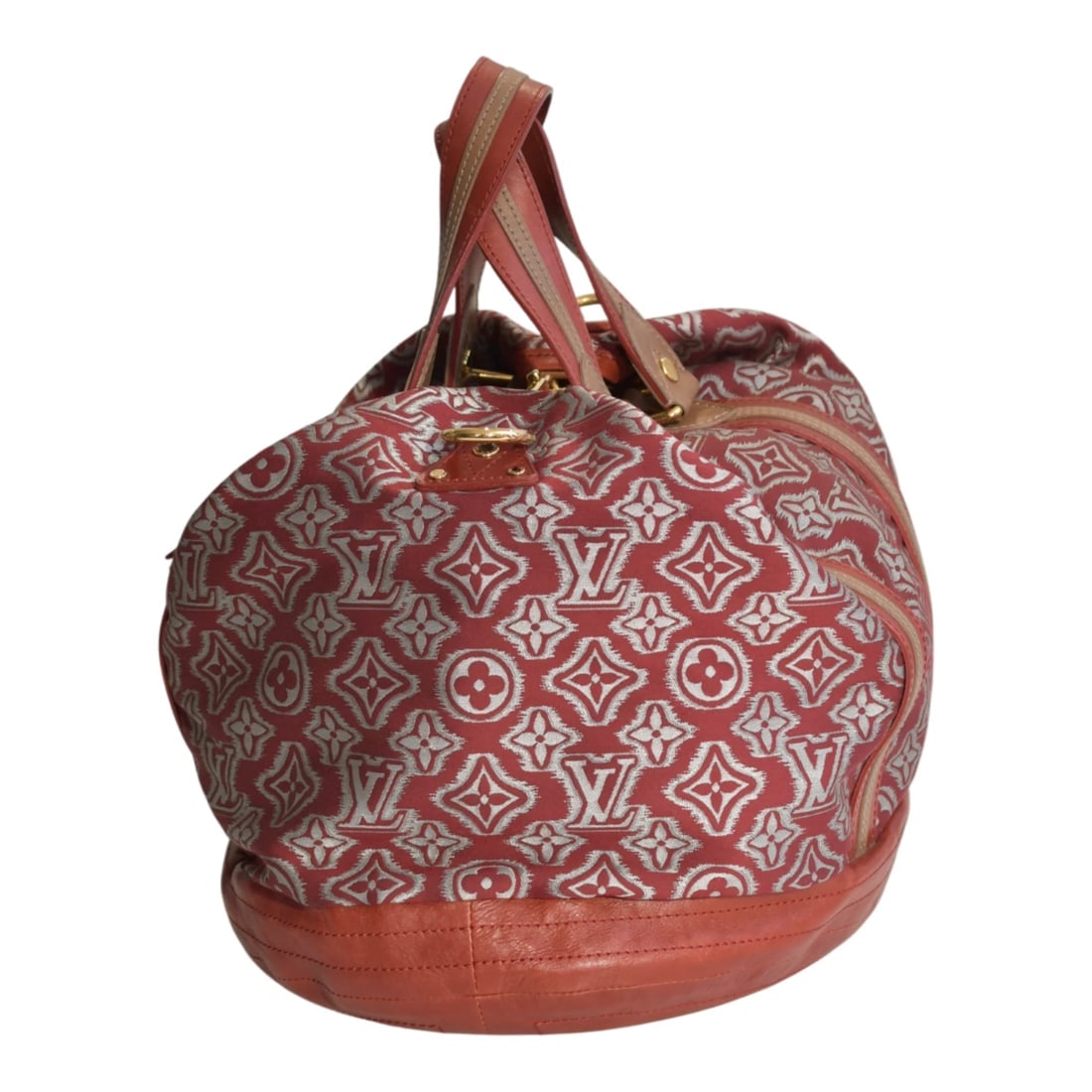 Louis Vuitton 2010 Limited Edition Bordeaux Monogram Jacquard Aviator satchel - 4