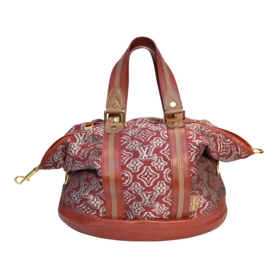 Louis Vuitton 2010 Limited Edition Bordeaux Monogram Jacquard Aviator satchel - 7