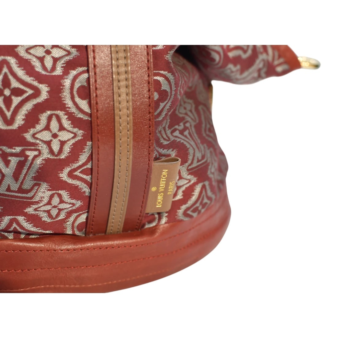 Louis Vuitton 2010 Limited Edition Bordeaux Monogram Jacquard Aviator satchel - 8