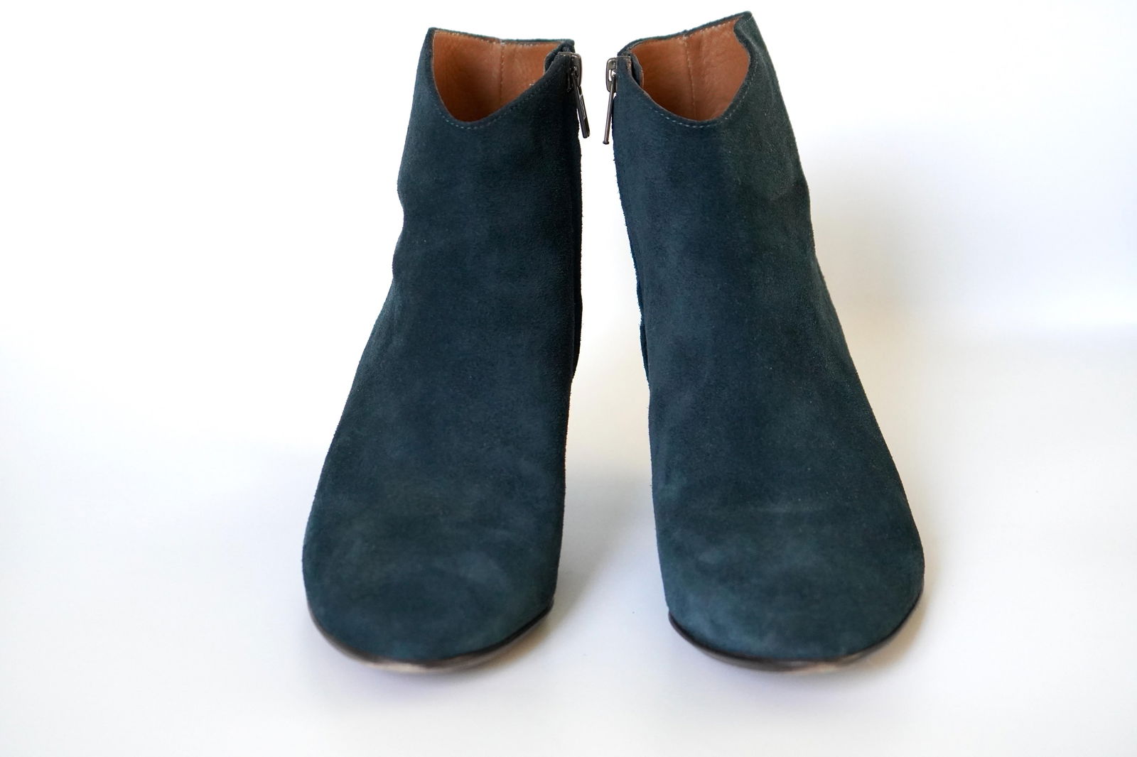 Isabel Marant Velvet Leather Ankle Boots 39 - 10