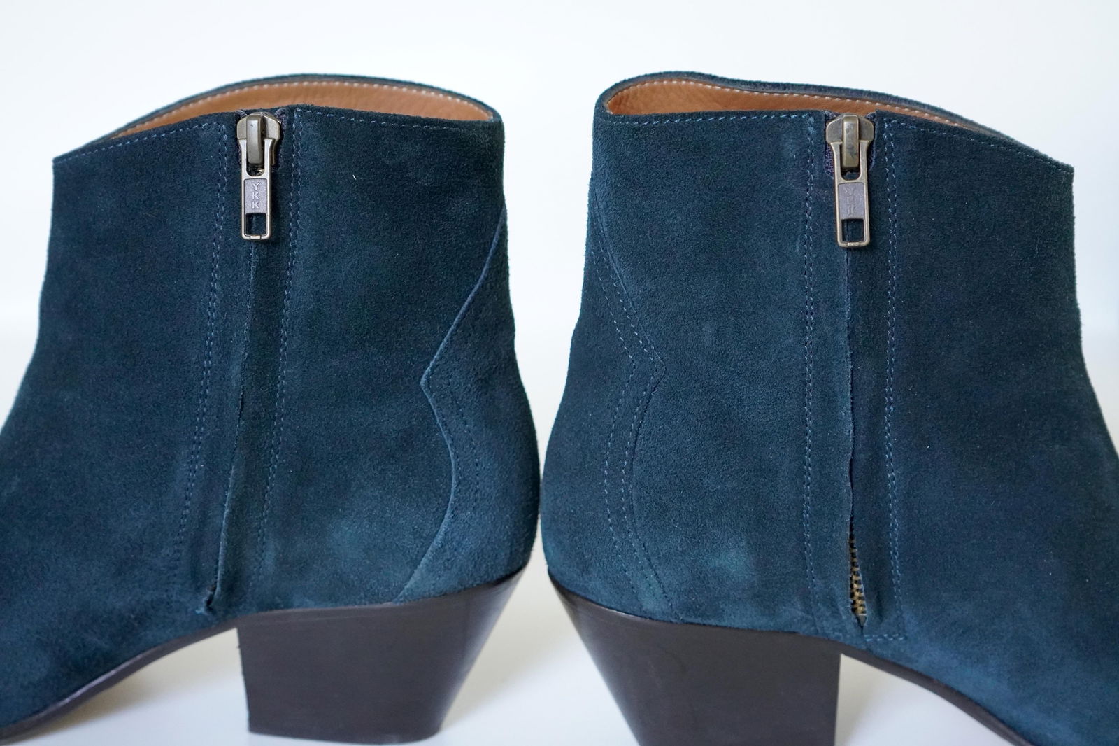 Isabel Marant Velvet Leather Ankle Boots 39 - 14