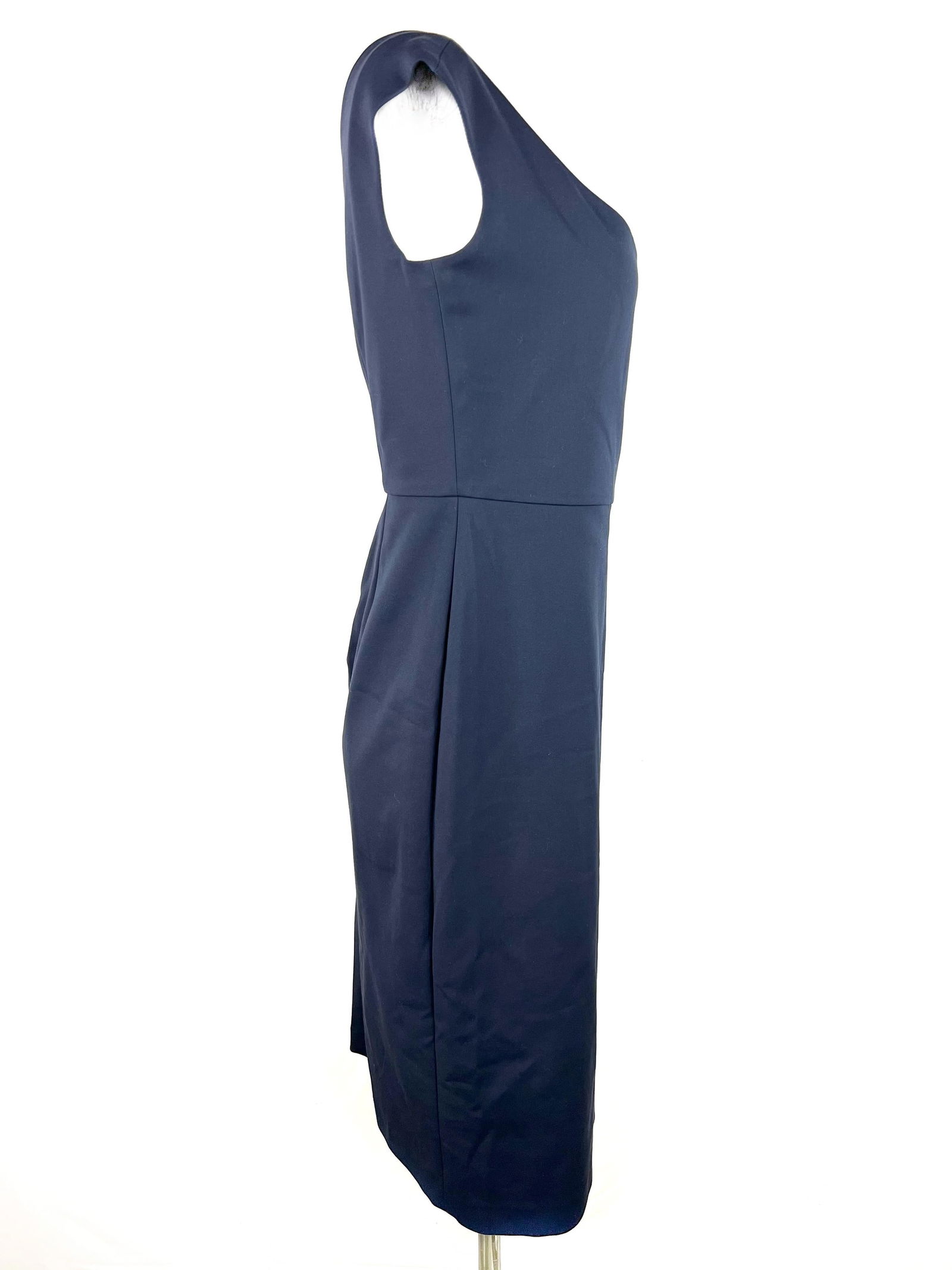 Peter Cohen Navy Midi Dress, Size Medium - 10