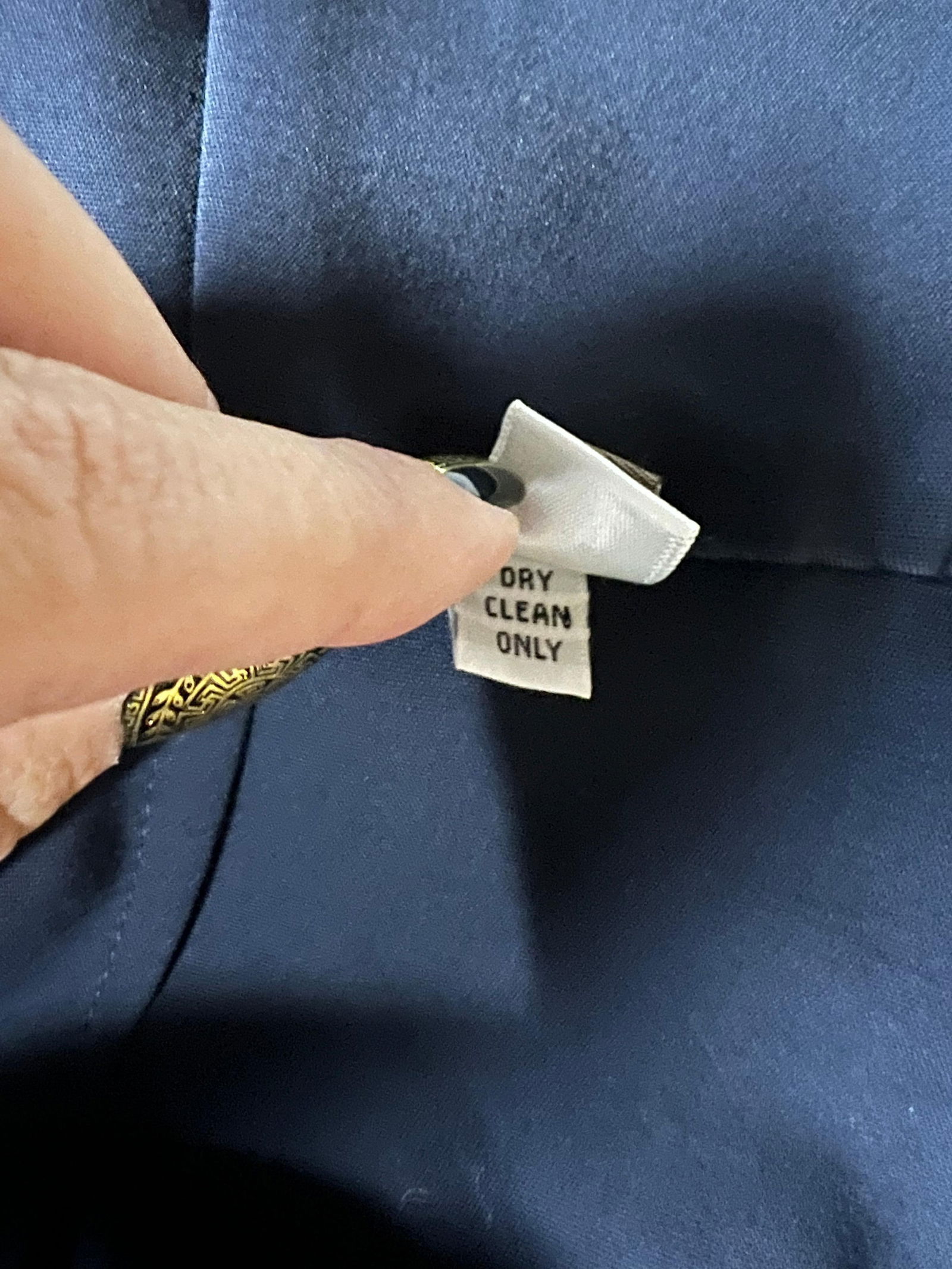 Peter Cohen Navy Midi Dress, Size Medium - 12