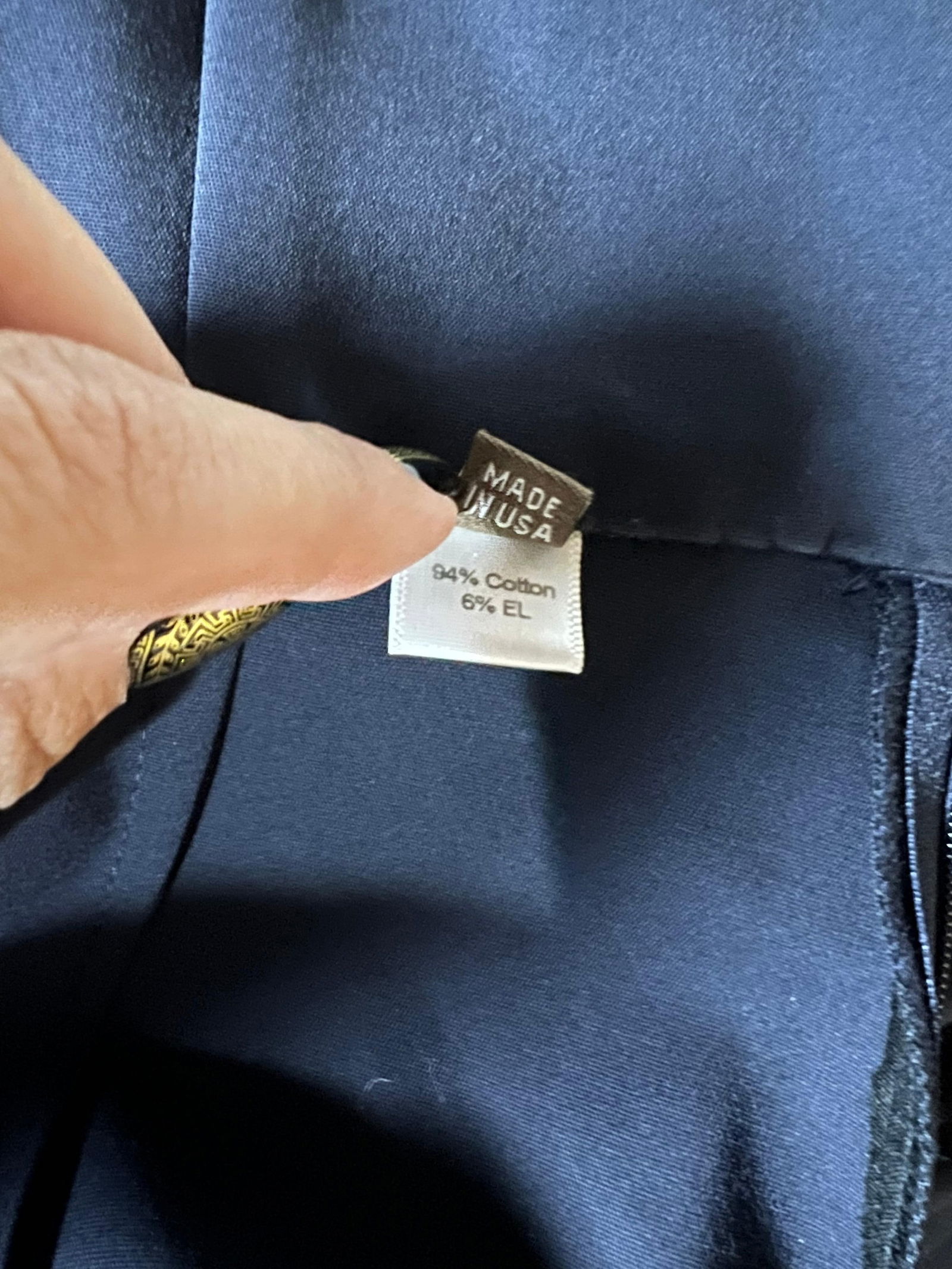 Peter Cohen Navy Midi Dress, Size Medium - 13