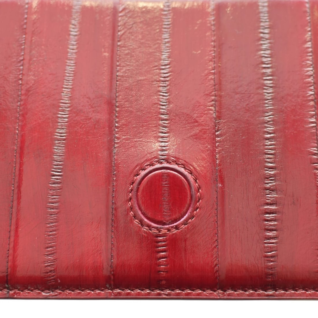 Jacquemus Le Grand Bambino Leather top Handle bag in Red glossed leather & strap - 12