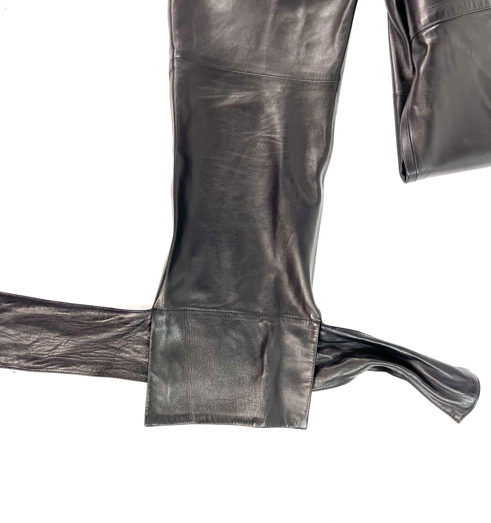 Proenza Schouler Black Leather Pans, Size 6 - 4