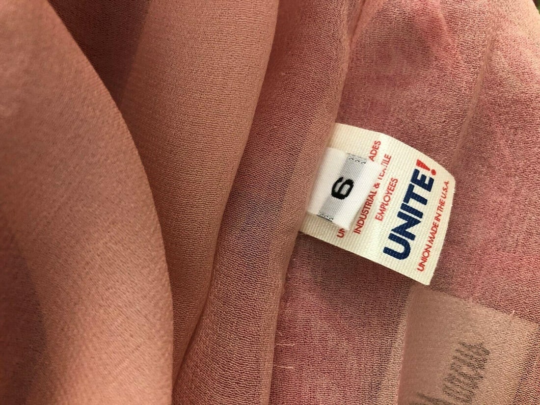 OSCAR DE LA RENTA Silk Strapless Pink Midi Dress w/ Belt Size 6 - 5