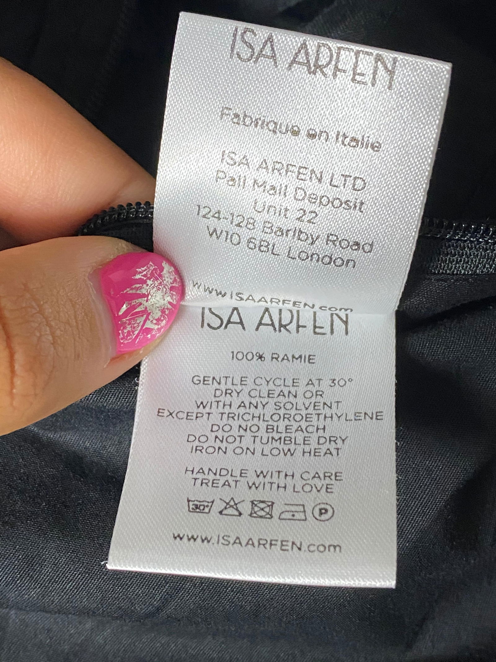 Isa Arfen Black Ruffle Maxi Skirt Size 10 - 6