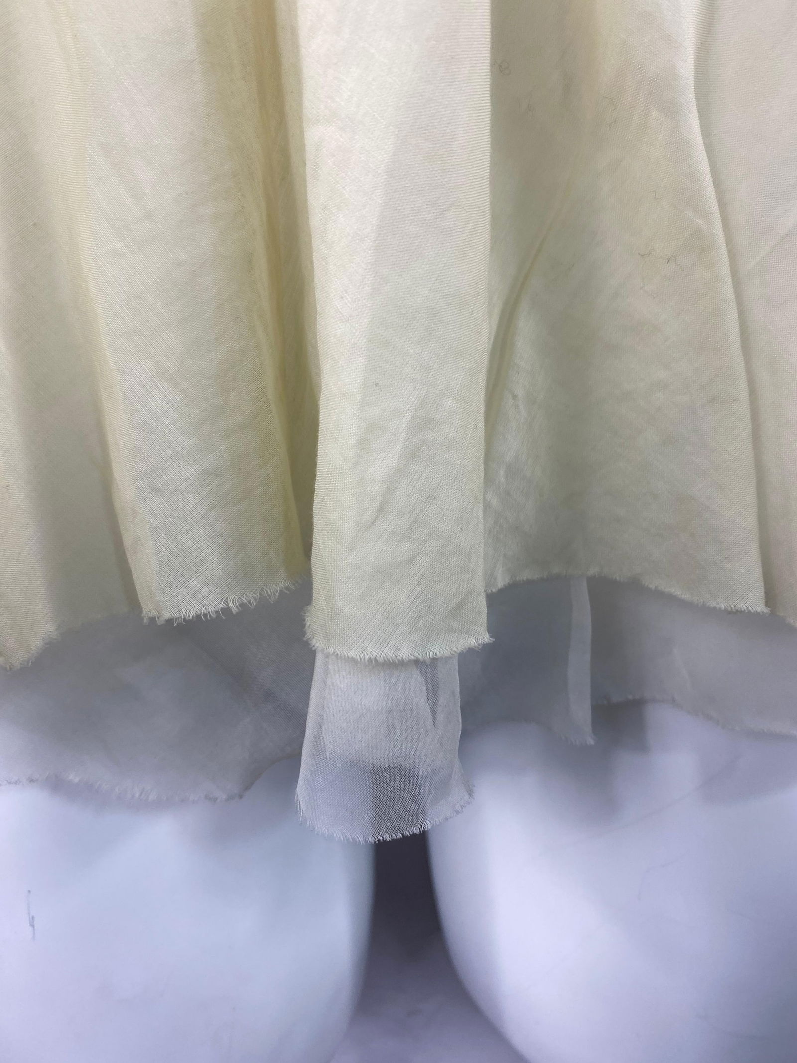 The Row Beige Cotton Blouse Top, Size XS - 2