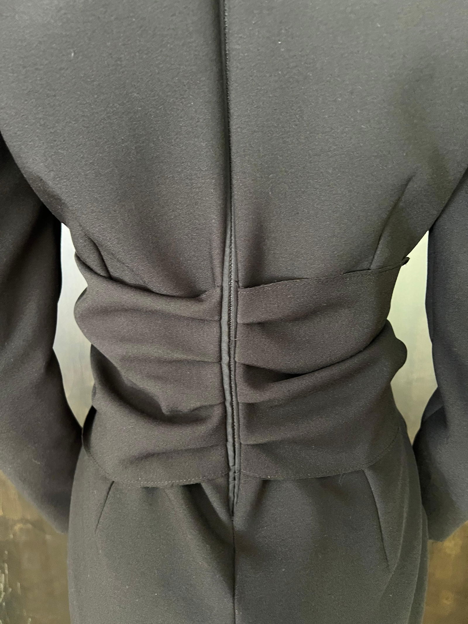 MSGM Black Mini Dress, Size 42 - 12