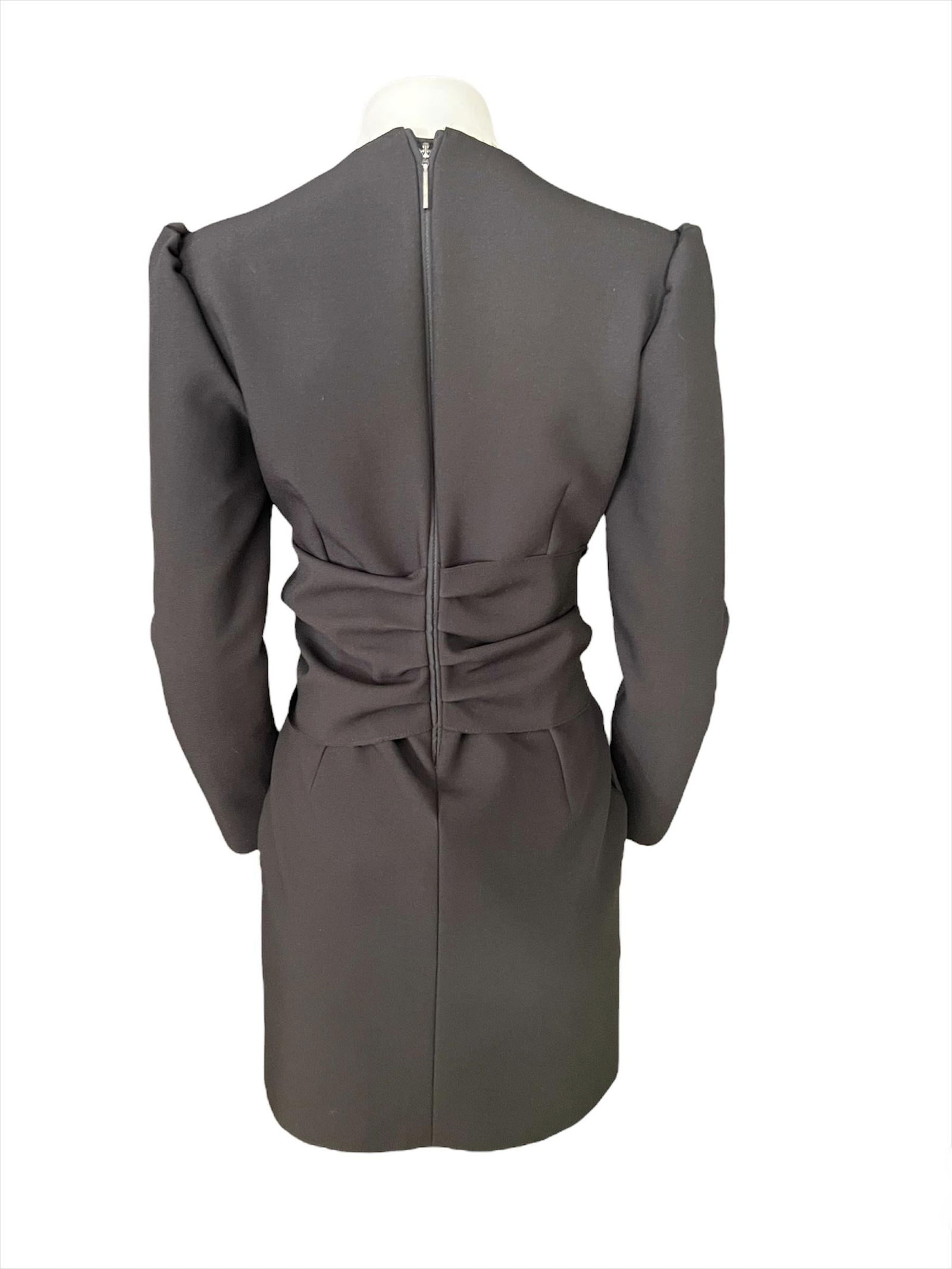 MSGM Black Mini Dress, Size 42 - 18