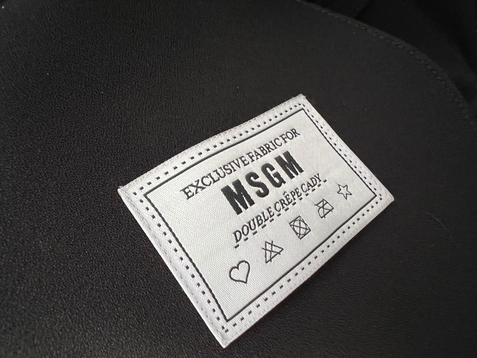 MSGM Black Mini Dress, Size 42 - 5