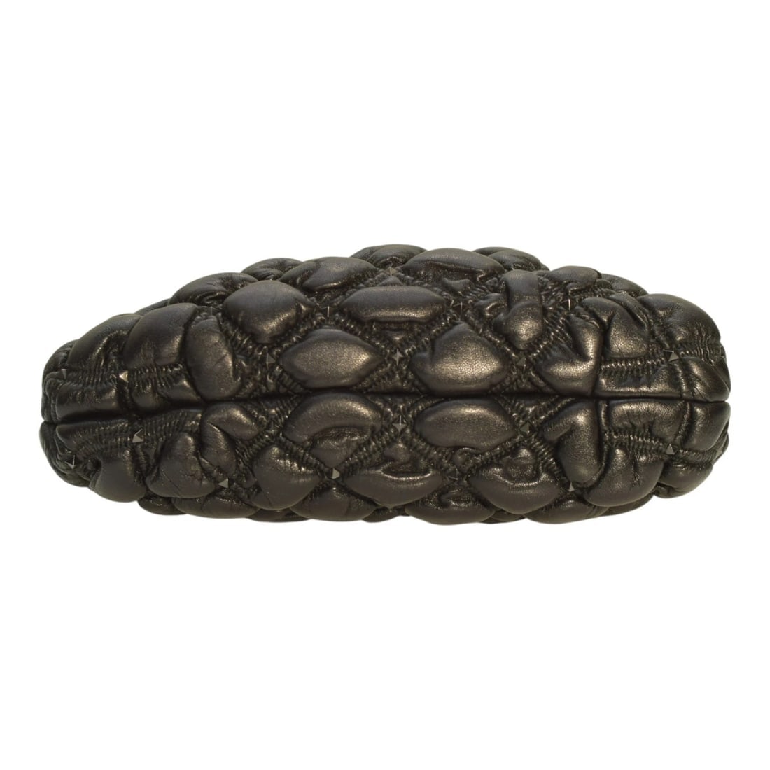 Valentino Garavani Nappa Spikeme Rockstud Clutch Black quilted leather - 6