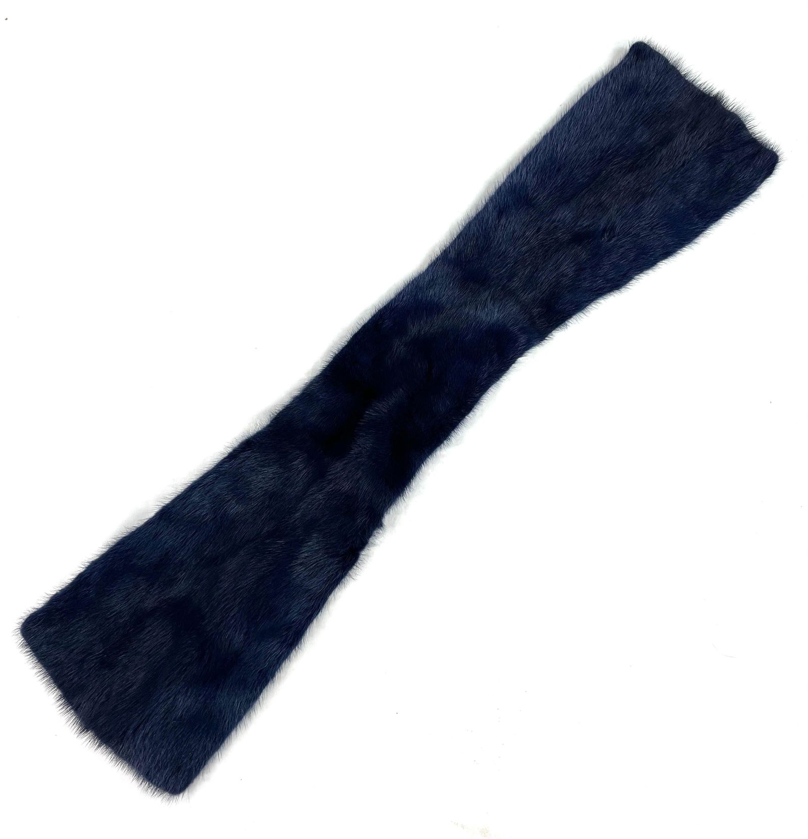 Mink Red and Navy Hat and Scarf Set - 5