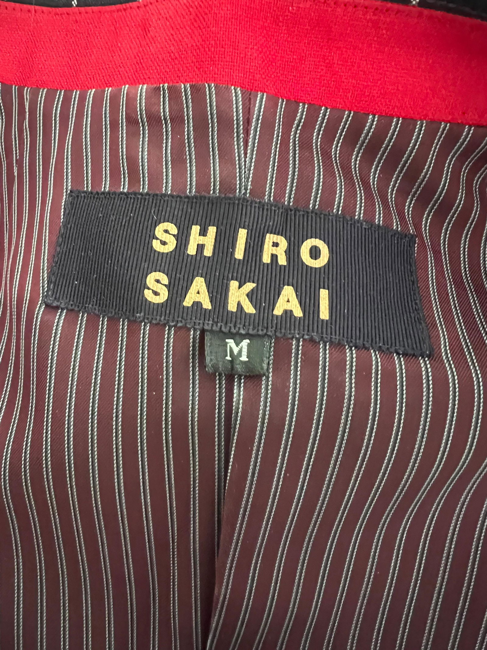 Shiro Sakai Navy Blazer Jacket, Size Medium - 15
