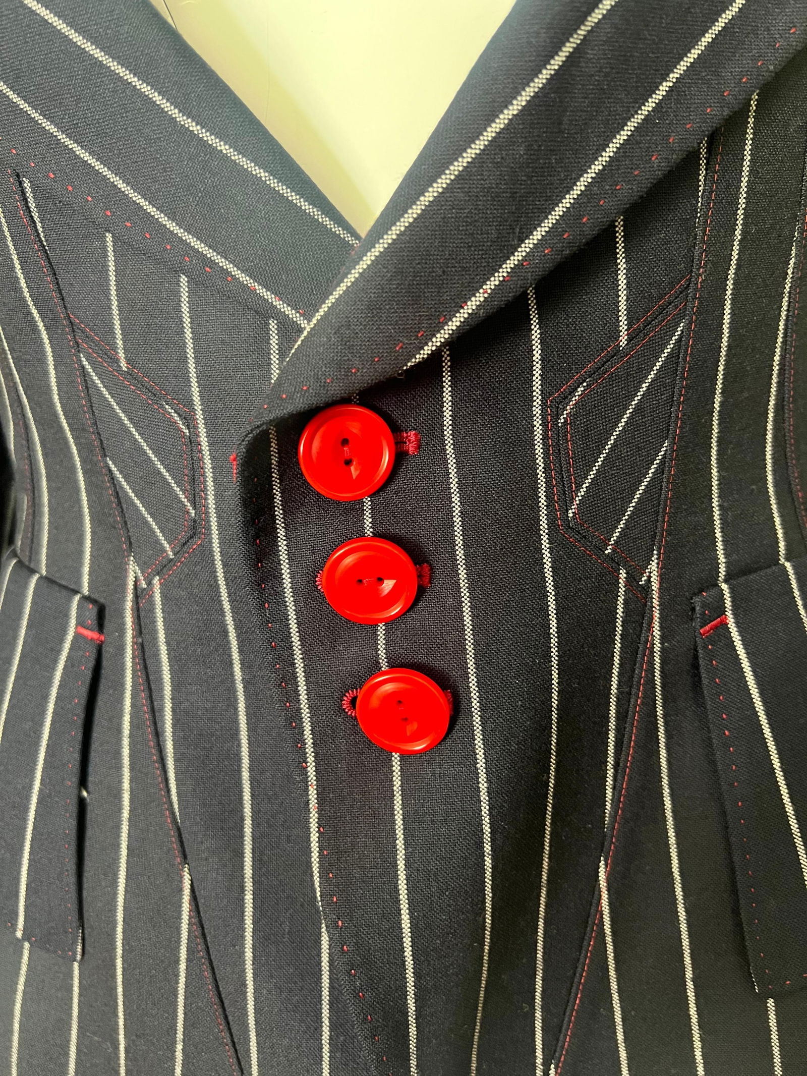 Shiro Sakai Navy Blazer Jacket, Size Medium - 18