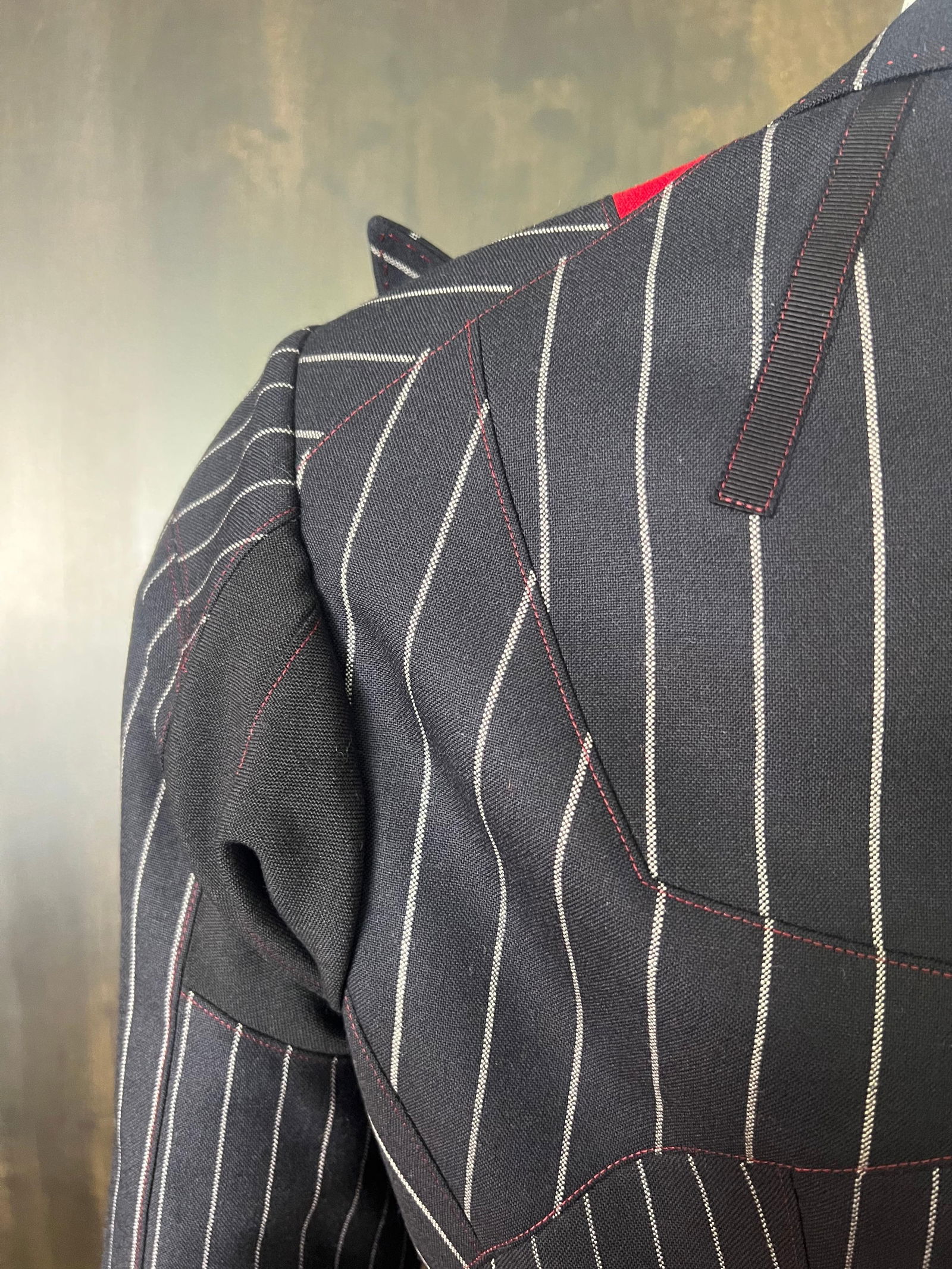 Shiro Sakai Navy Blazer Jacket, Size Medium - 3