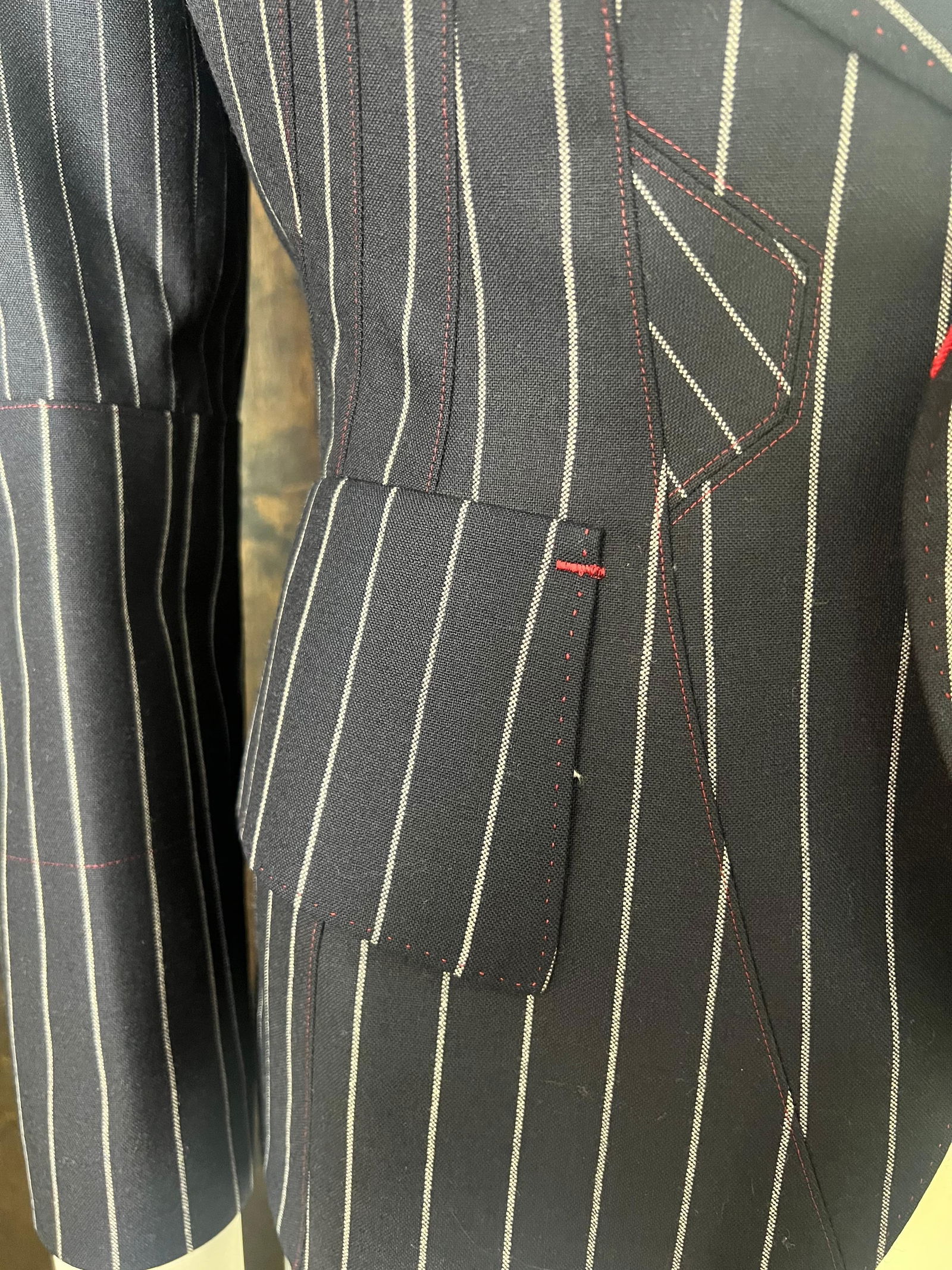 Shiro Sakai Navy Blazer Jacket, Size Medium - 9