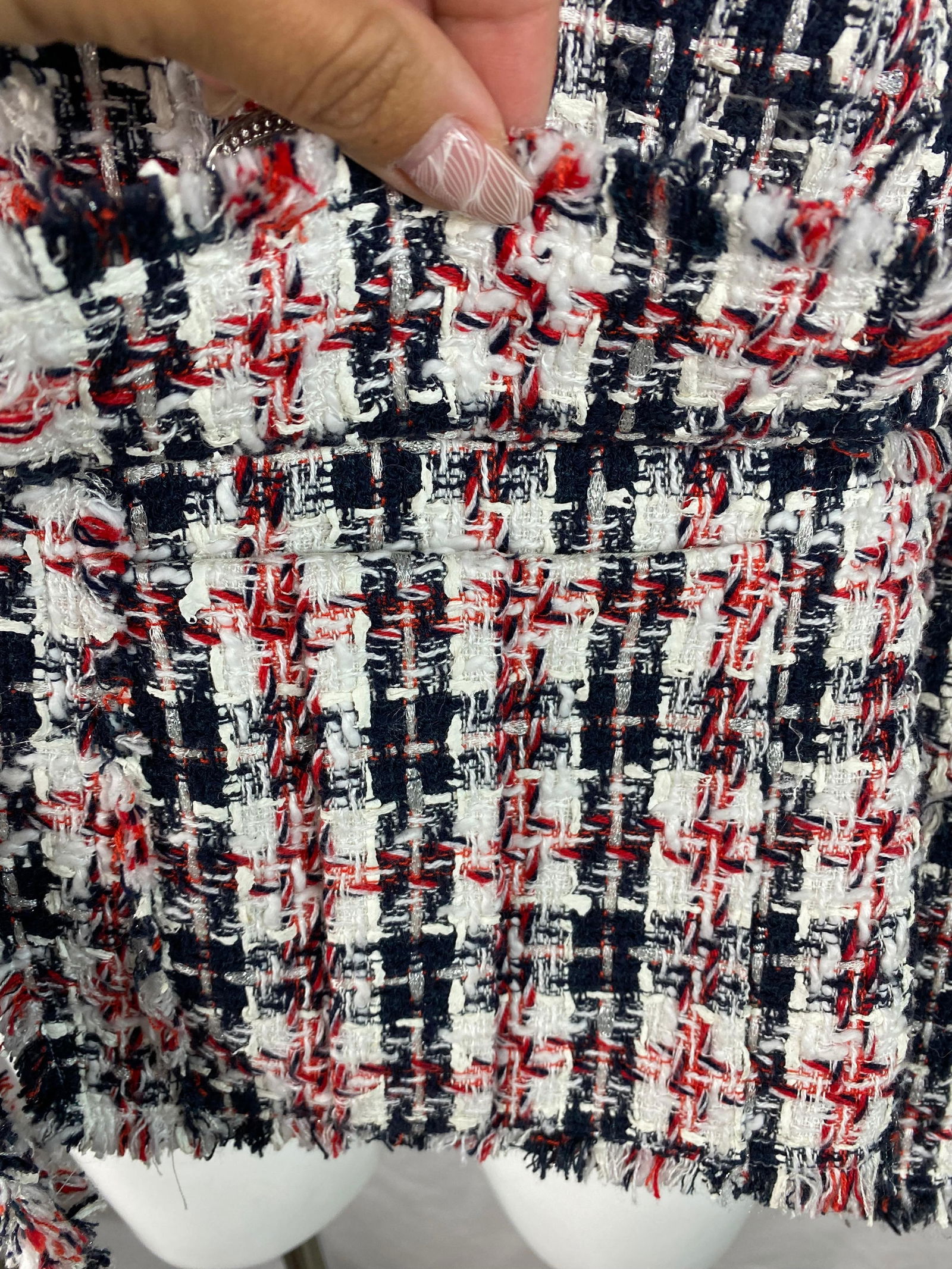 Balmain Multicolored Tweed Blazer Jacket - 9