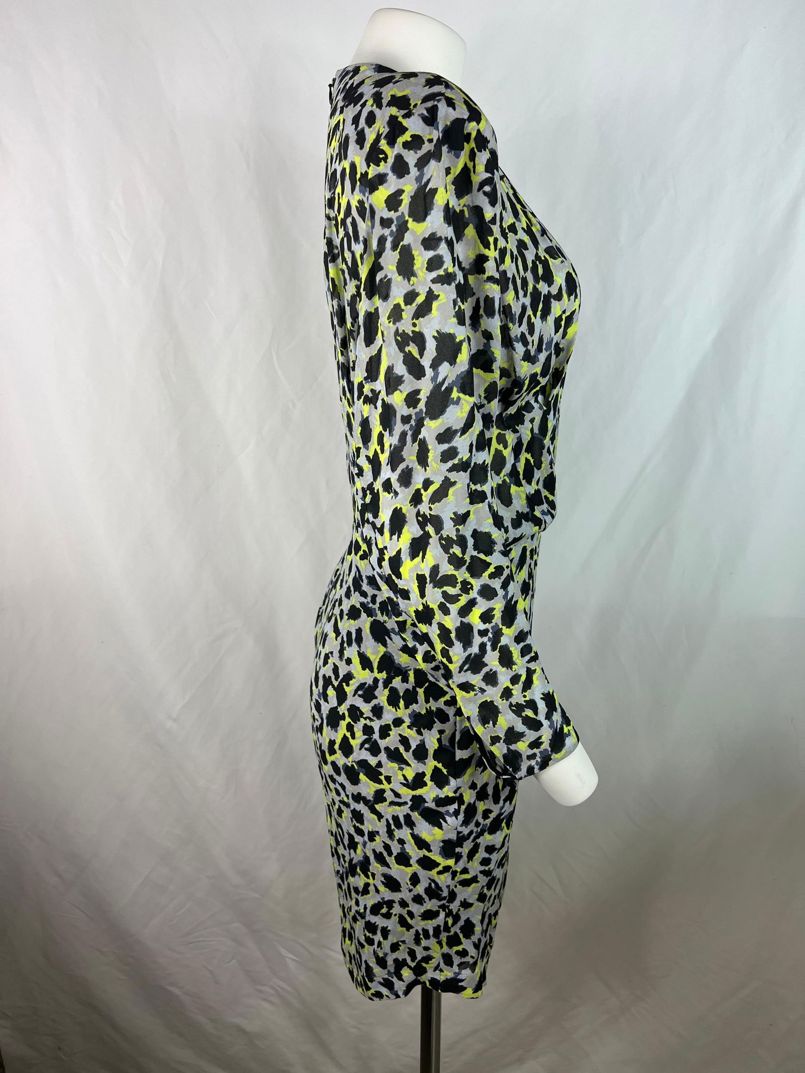 Carmen March Multicolor Leopard Mini Dress, Size 42 - 16