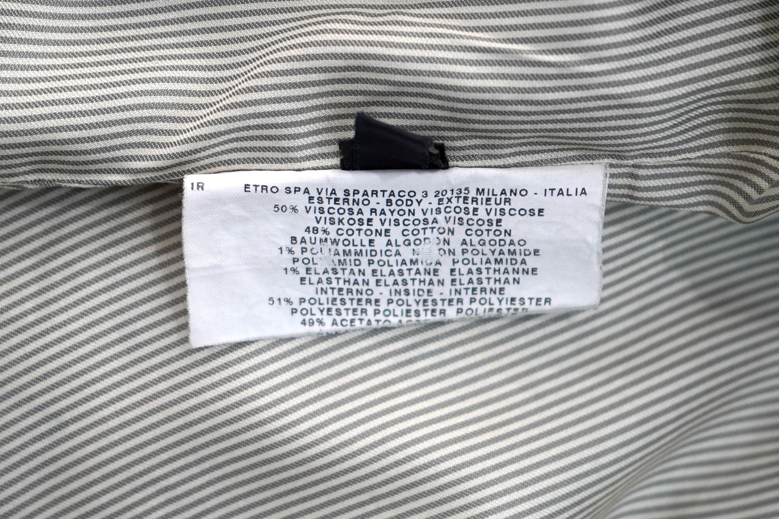 Etro Black Floral Paisley Blazer sz 40 - 18