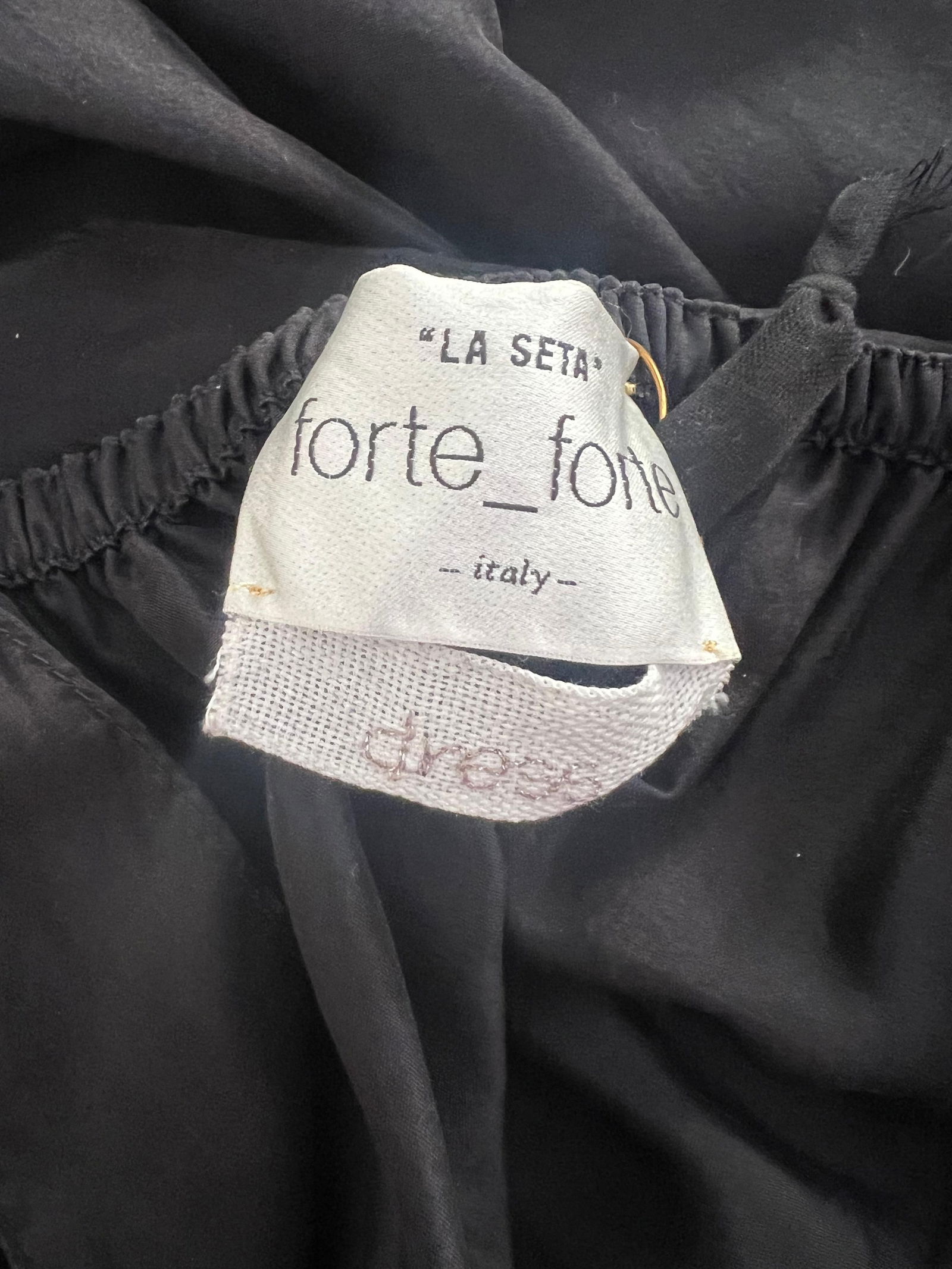 Forte Forte Black Silk Maxi Dress - 5