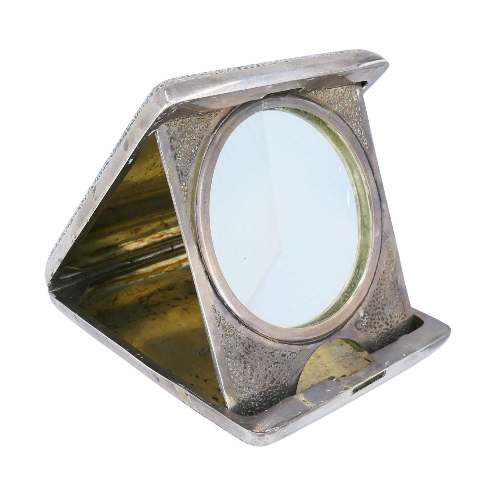 Vintage 1925 Tiffany & Co. Sterling Silver Mirror Compact - 18