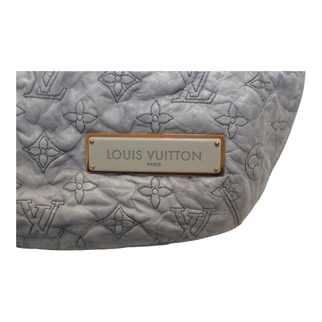 Louis Vuitton Monogram Olympe Nimbus M95474 Gray Leather Shoulder Bag Handbag - 11