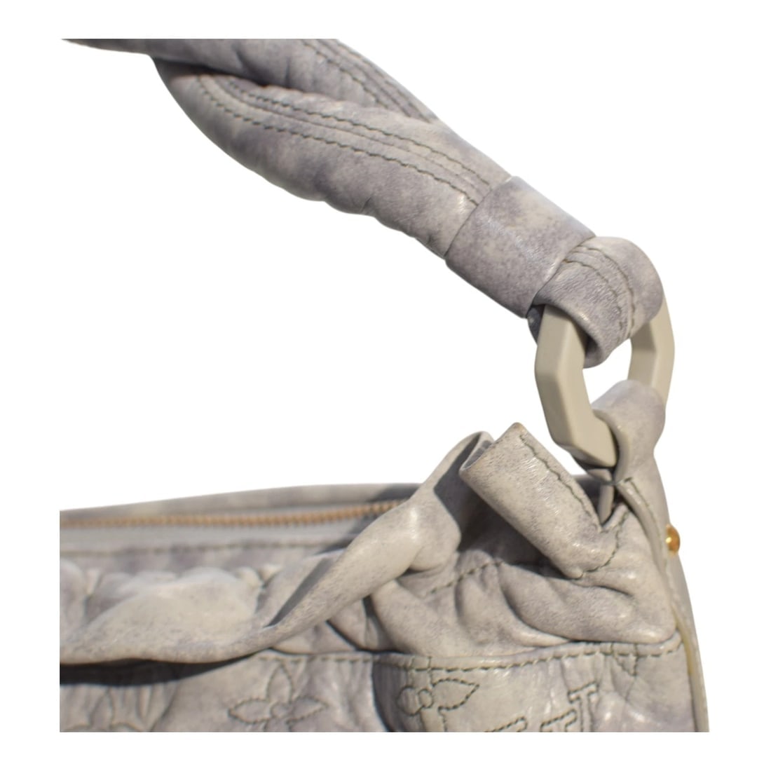 Louis Vuitton Monogram Olympe Nimbus M95474 Gray Leather Shoulder Bag Handbag - 12