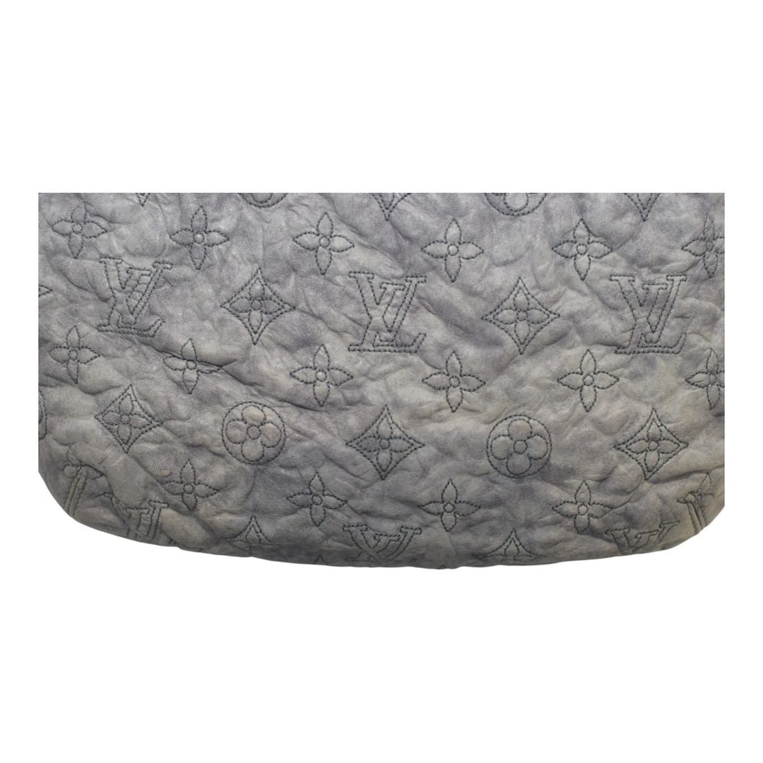 Louis Vuitton Monogram Olympe Nimbus M95474 Gray Leather Shoulder Bag Handbag - 15