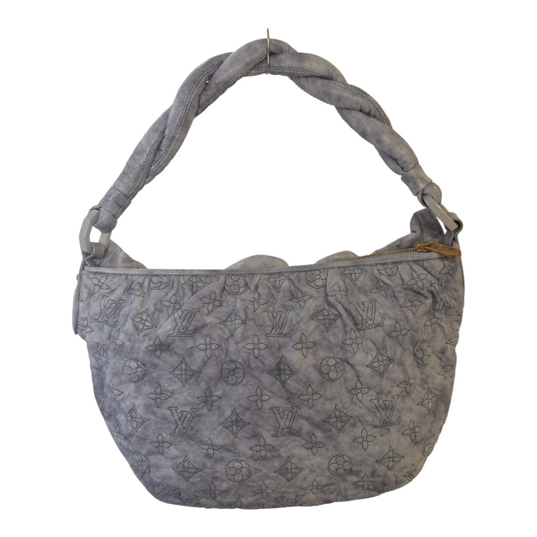 Louis Vuitton Monogram Olympe Nimbus M95474 Gray Leather Shoulder Bag Handbag - 2