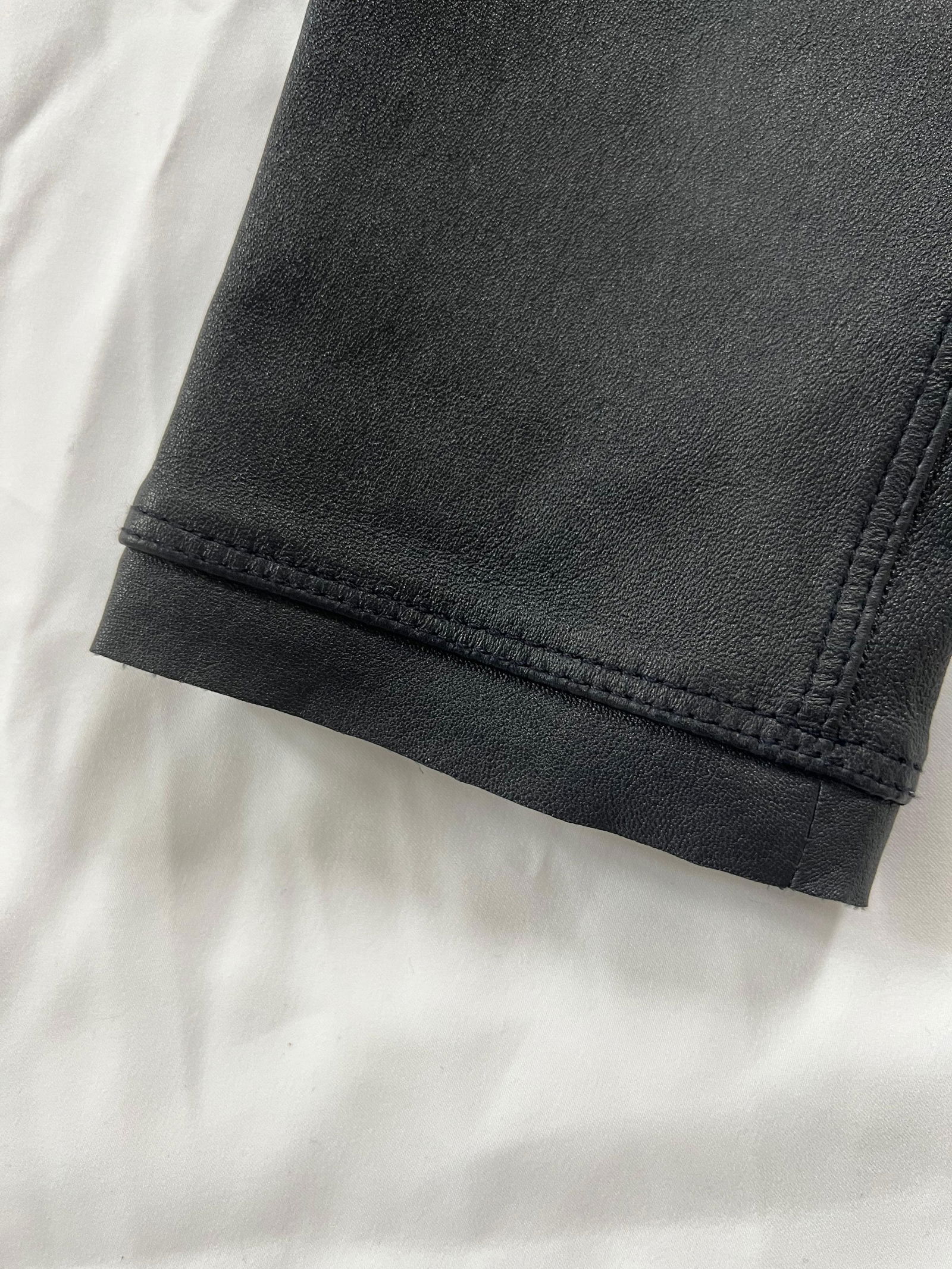 RtA Navy Leather Pants, Size 27 - 16