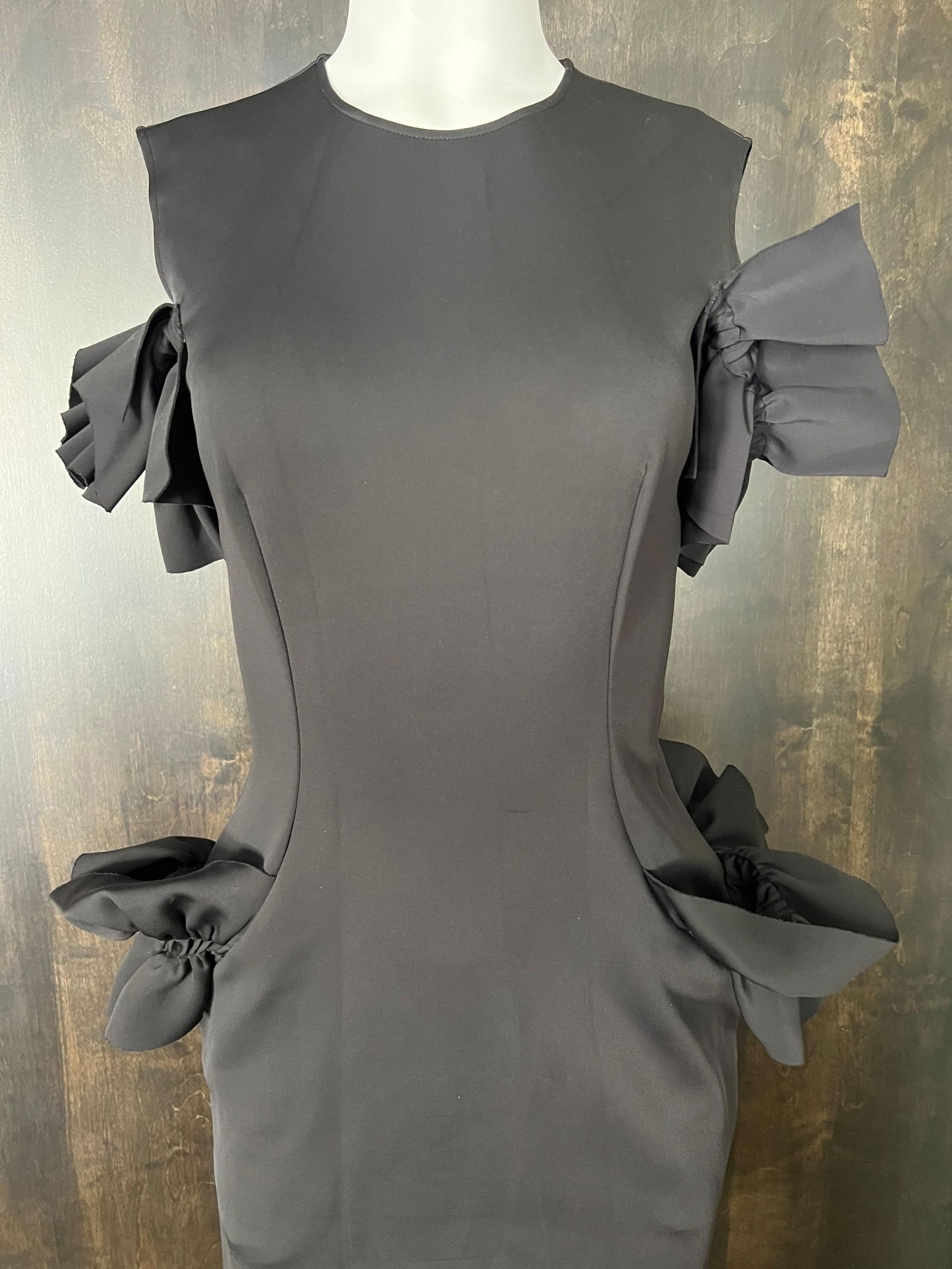 Simone Rocha Black Mini Dress, Size 10 - 19