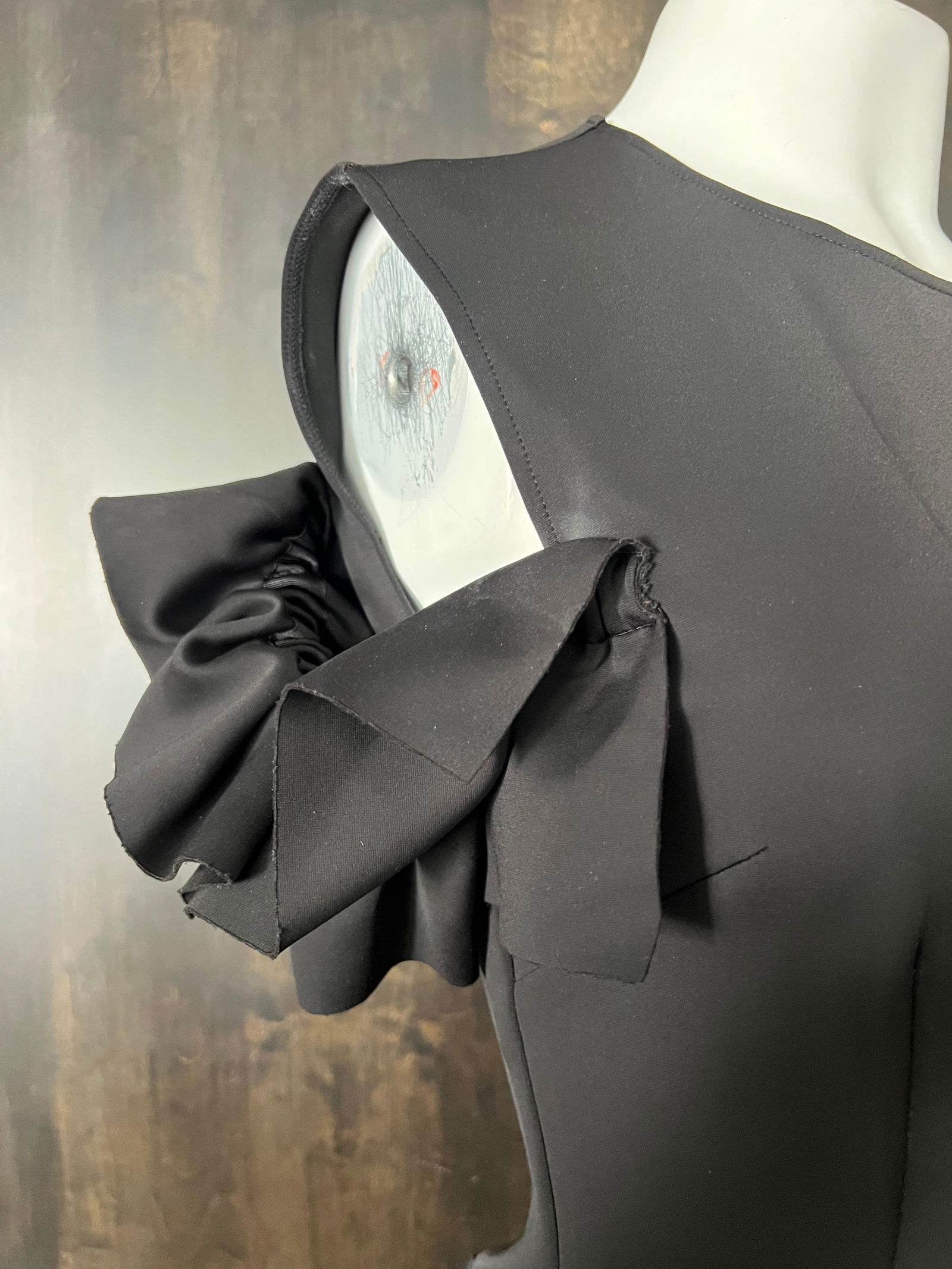 Simone Rocha Black Mini Dress, Size 10 - 2