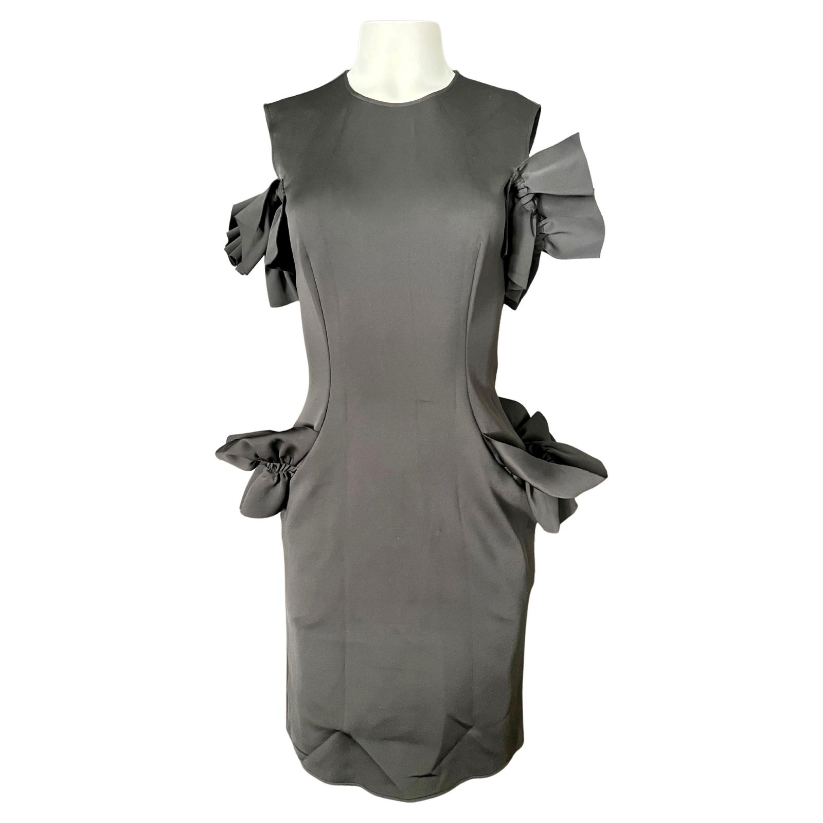 Simone Rocha Black Mini Dress, Size 10 - 7