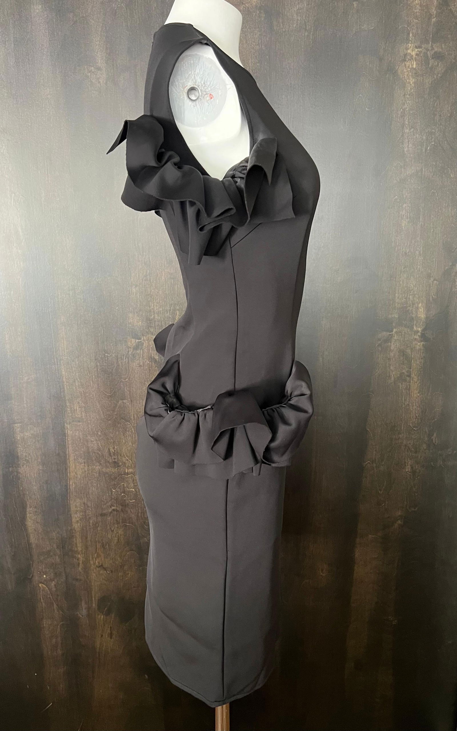 Simone Rocha Black Mini Dress, Size 10 - 9