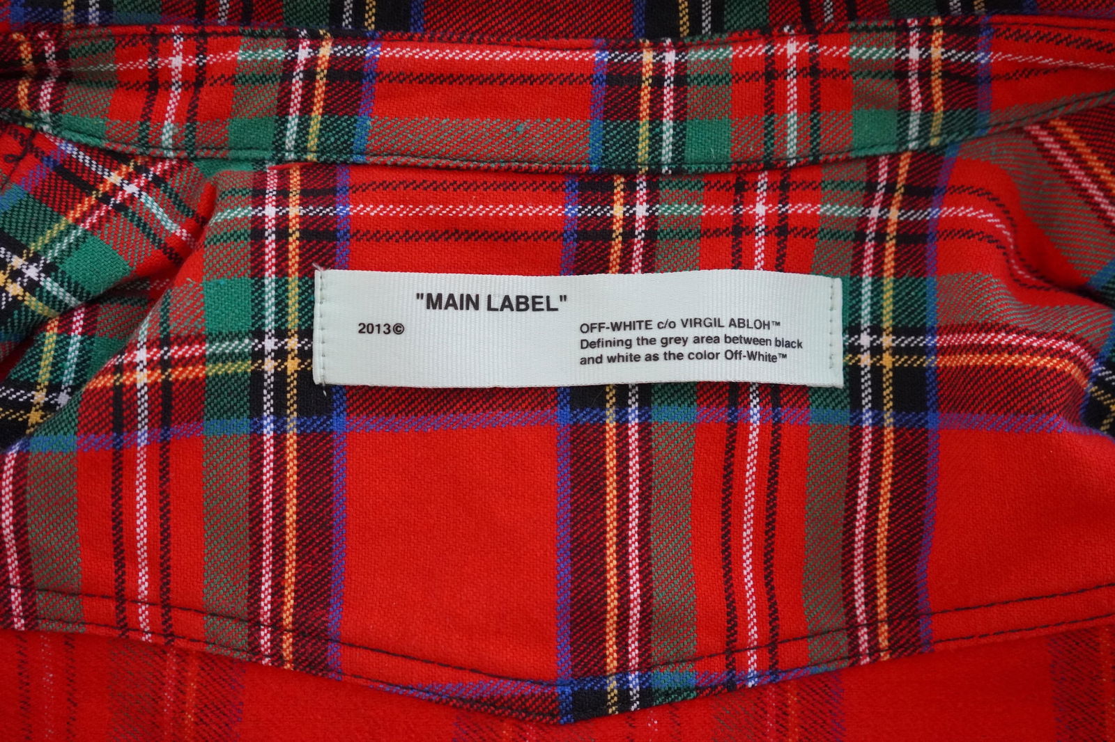 Off-White Red Plaid Flannel (SS13) - 17