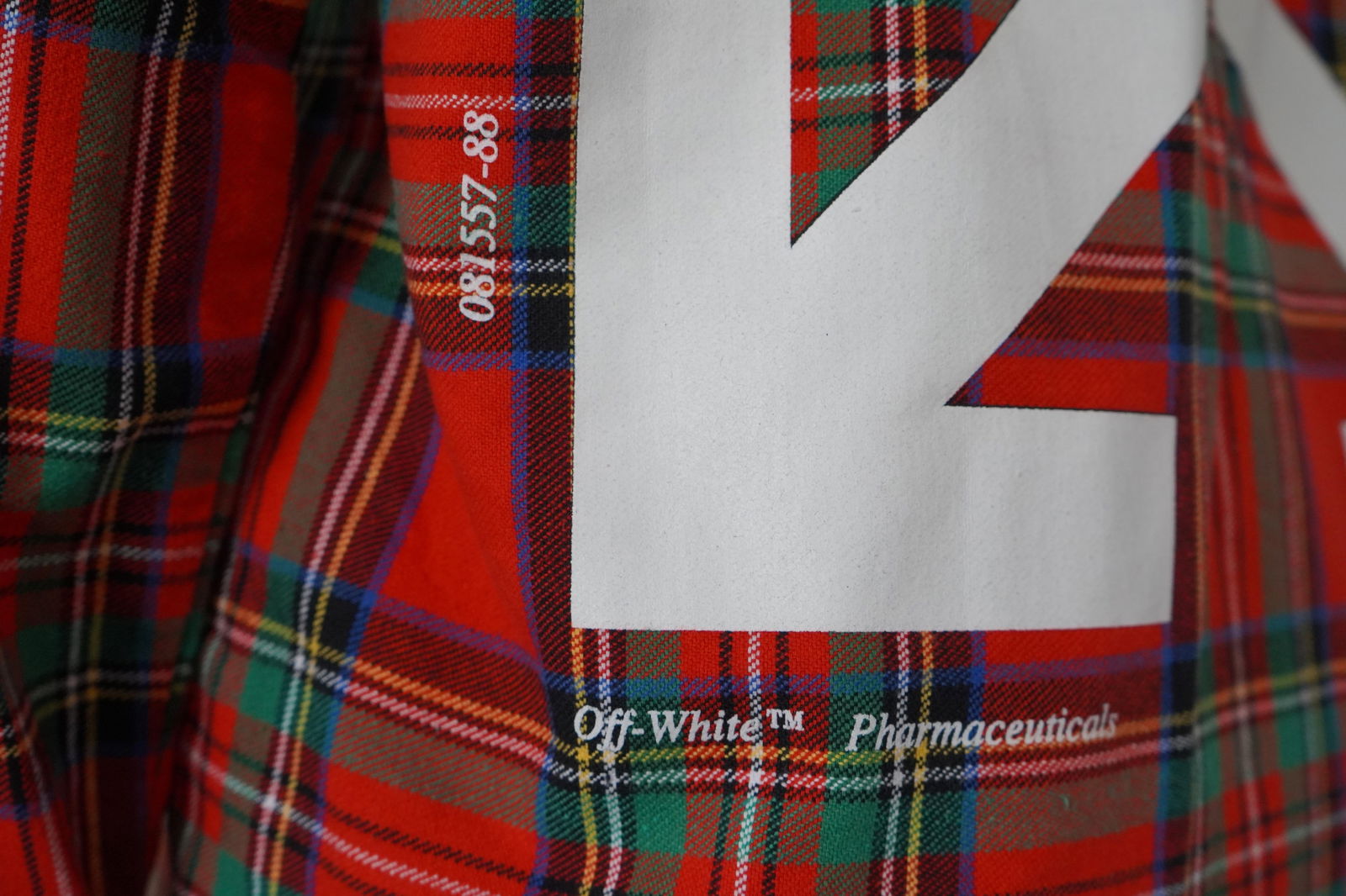 Off-White Red Plaid Flannel (SS13) - 2