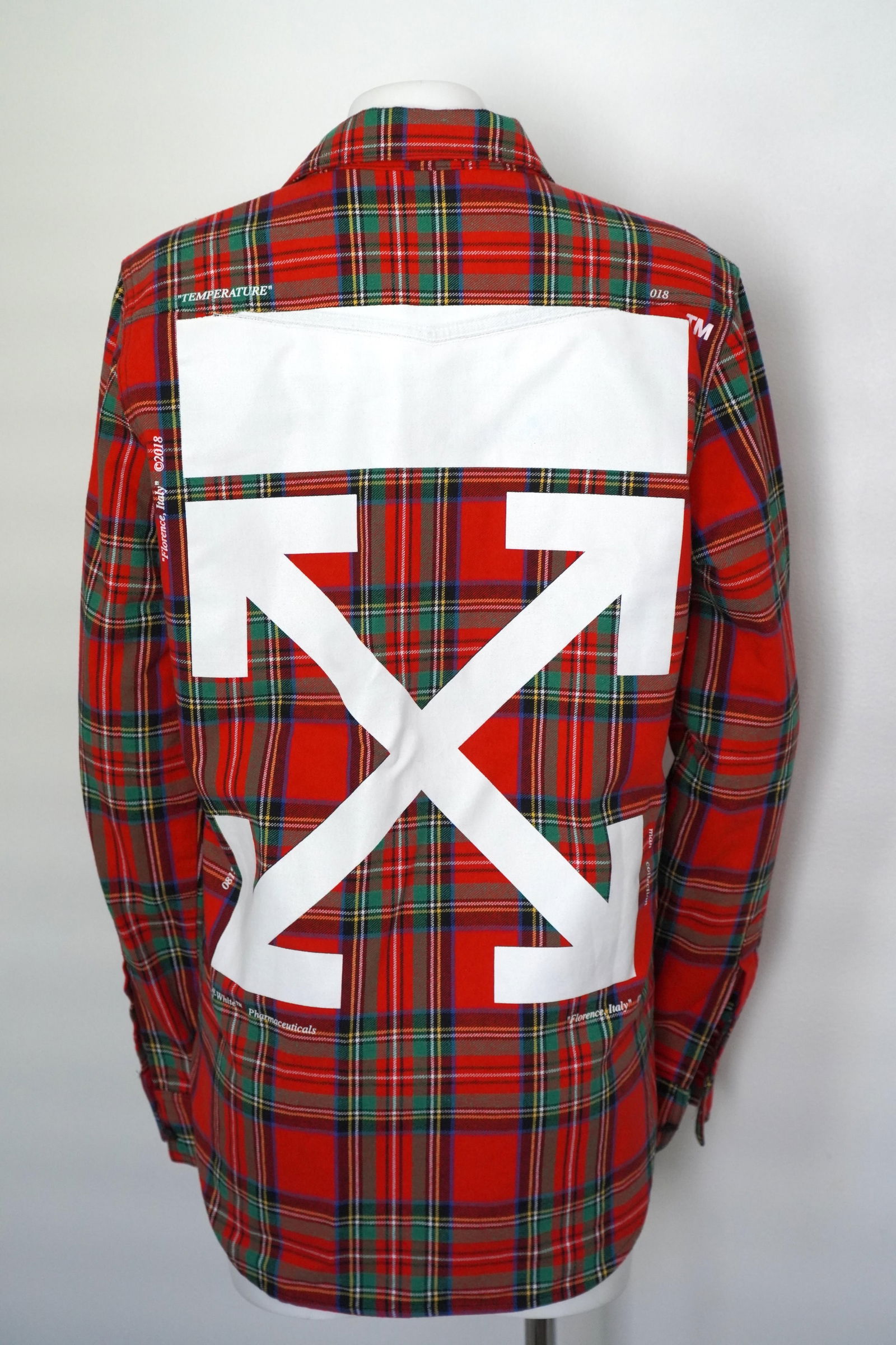 Off-White Red Plaid Flannel (SS13) - 8
