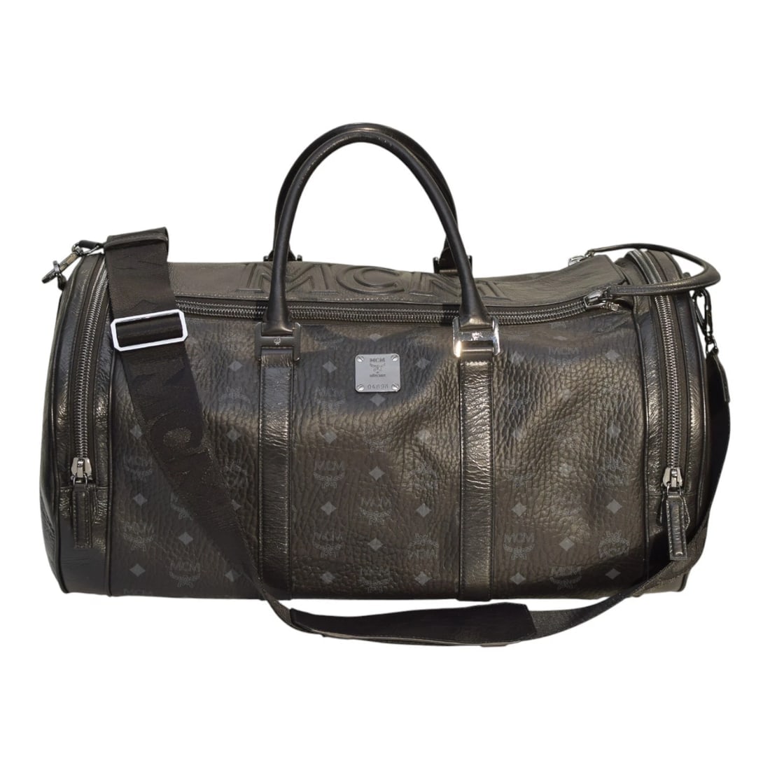 MCM Visetos Weekender Travel Bag Black Monogram Leather 50cm Large Size & strap: Title:MCM Visetos Weekender Travel Bag Black Monogram Leather 50cm Large Size & strapDescription:MCM Visetos Weekender Travel Bag Black Monogram Leather 50cm Large Size & strap Travel in style with