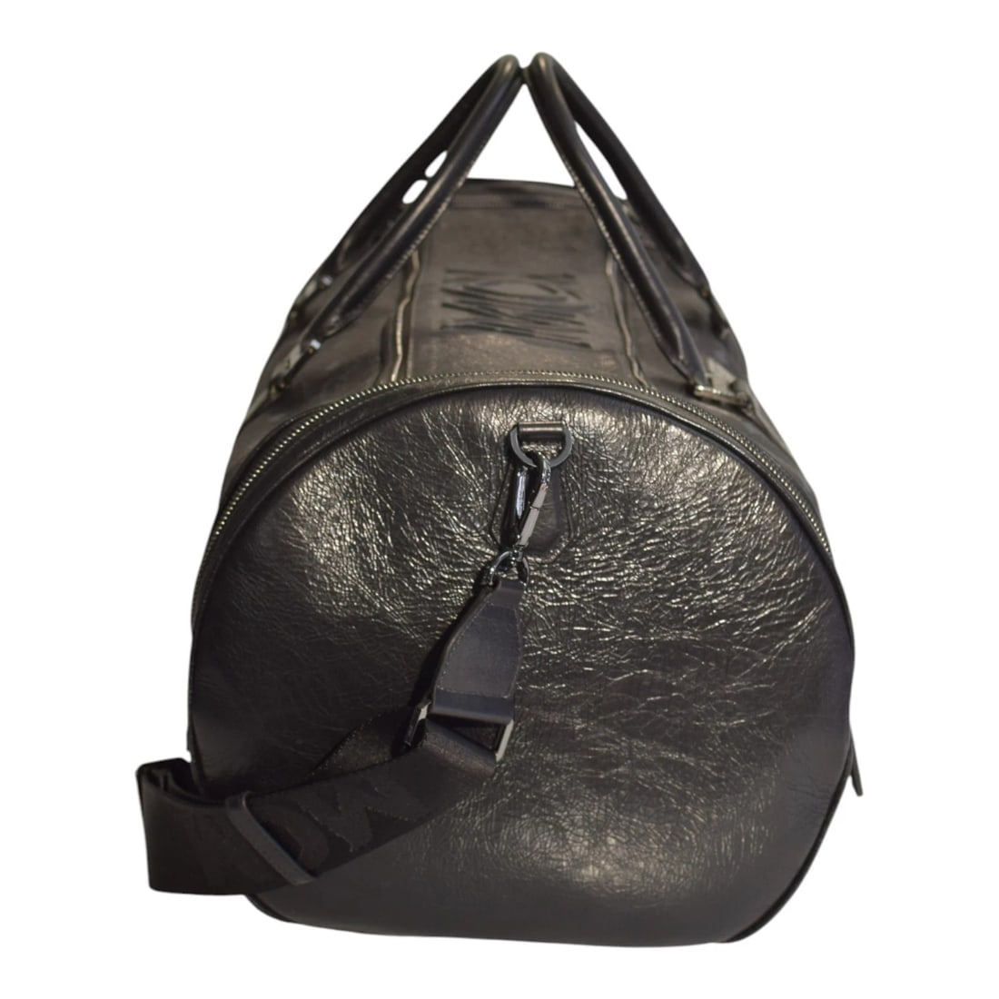 MCM Visetos Weekender Travel Bag Black Monogram Leather 50cm Large Size & strap - 4